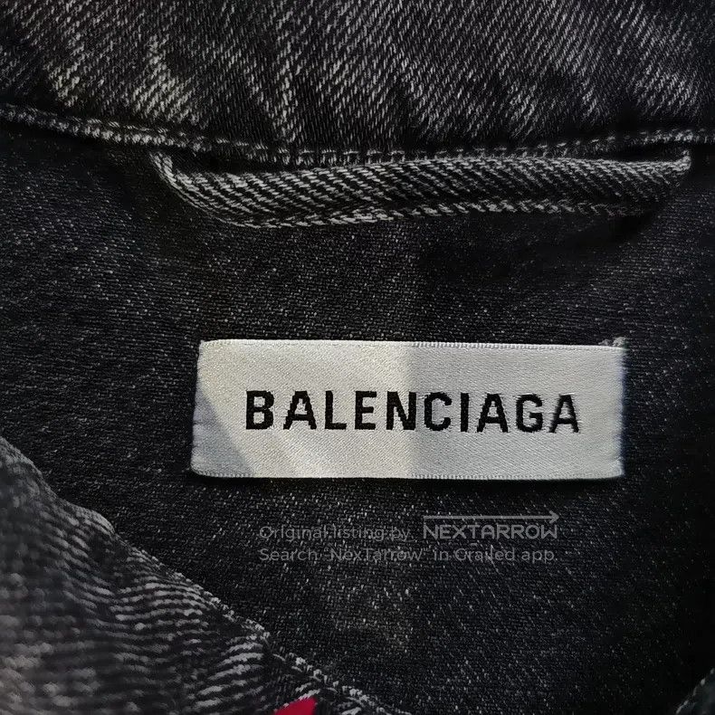 Balenciaga Balenciaga Denim Jacket Size XXS / US 00 / IT 34 - 3 Thumbnail