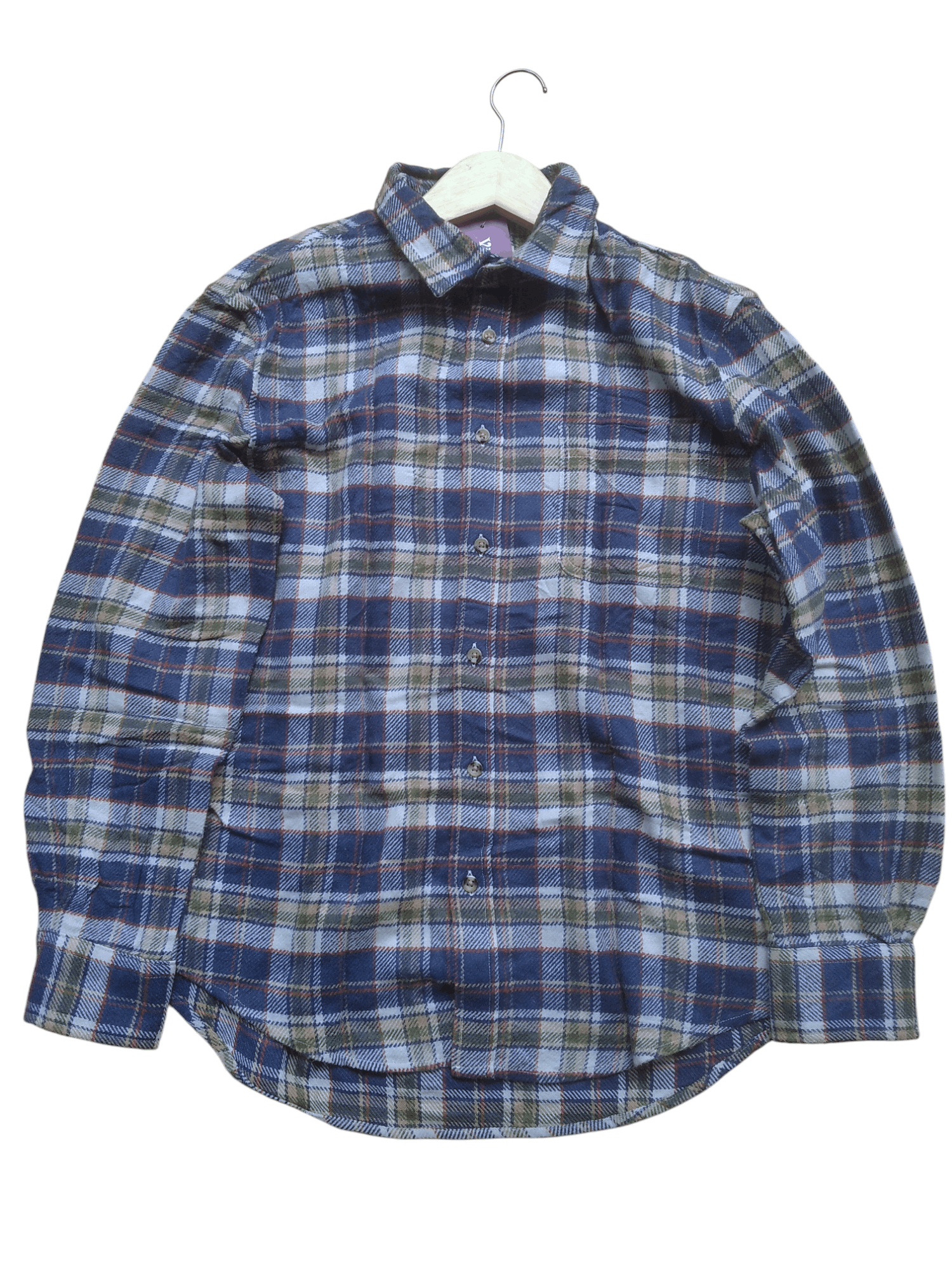Japanese Brand × Kansai Yamamoto × Vintage Flannel Kansai Jeans by Kansai Yamamoto Wool Shirt Size US M / EU 48-50 / 2 - 1 Thumbnail