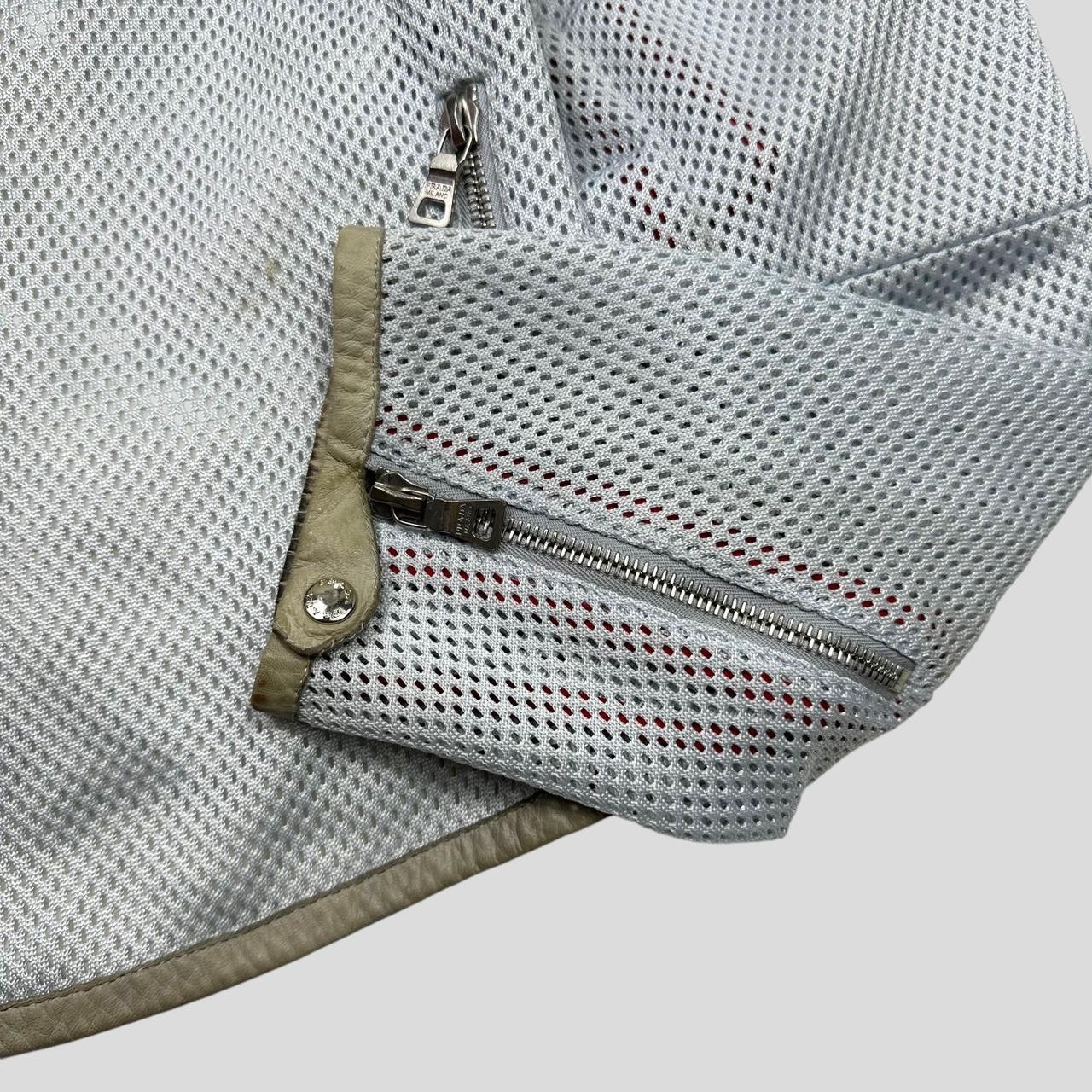 Prada Prada Sport SS00 Technical Mesh Moto Jacket - IT46 Size M / US 6-8 / IT 42-44 - 5 Thumbnail
