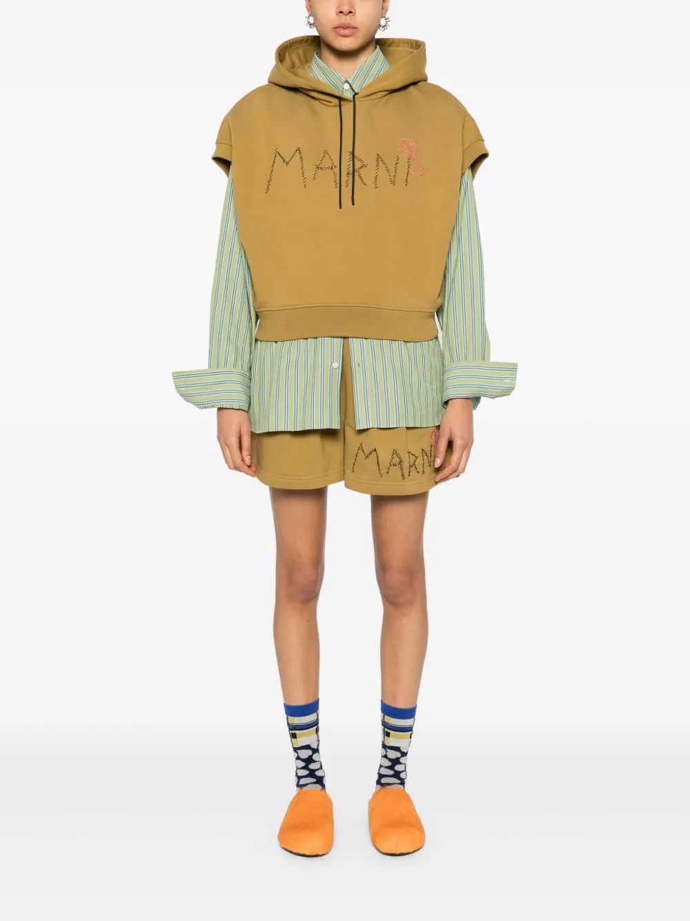 Marni o1y1125 Short in Yellow Size 34" / US 12 / IT 48 - 5 Thumbnail
