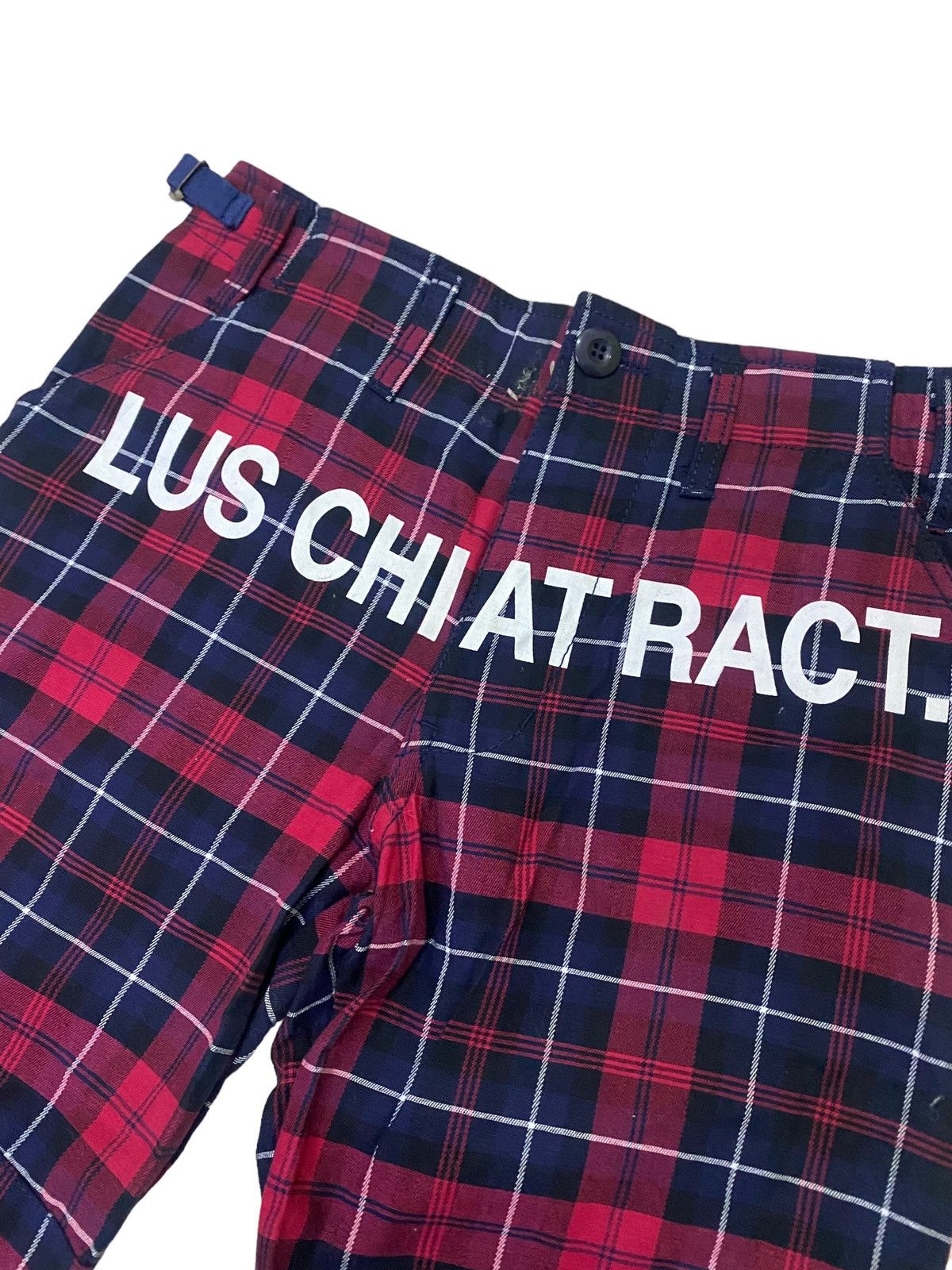 Hysteric Glamour Japanese Brand Re Dark Red Tartan Pant Size 28" / US 6 / IT 42 - 5 Thumbnail