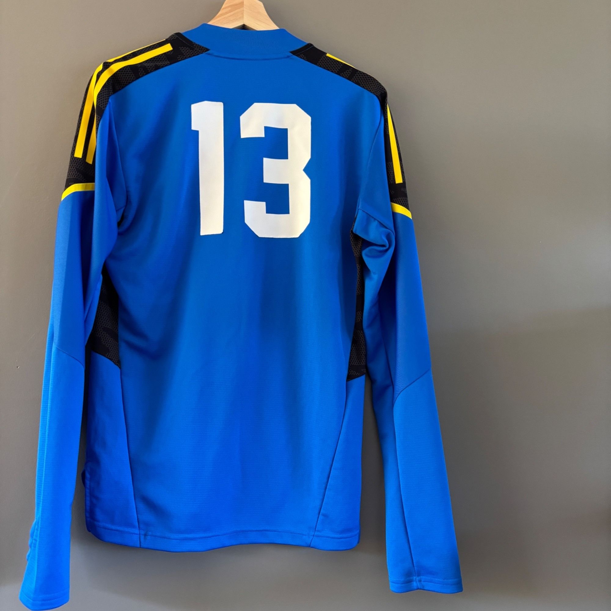 Adidas Adidas Manchester United 2021/22 Training Glow Blue Jersey S Size US S / EU 44-46 / 1 - 2 Thumbnail