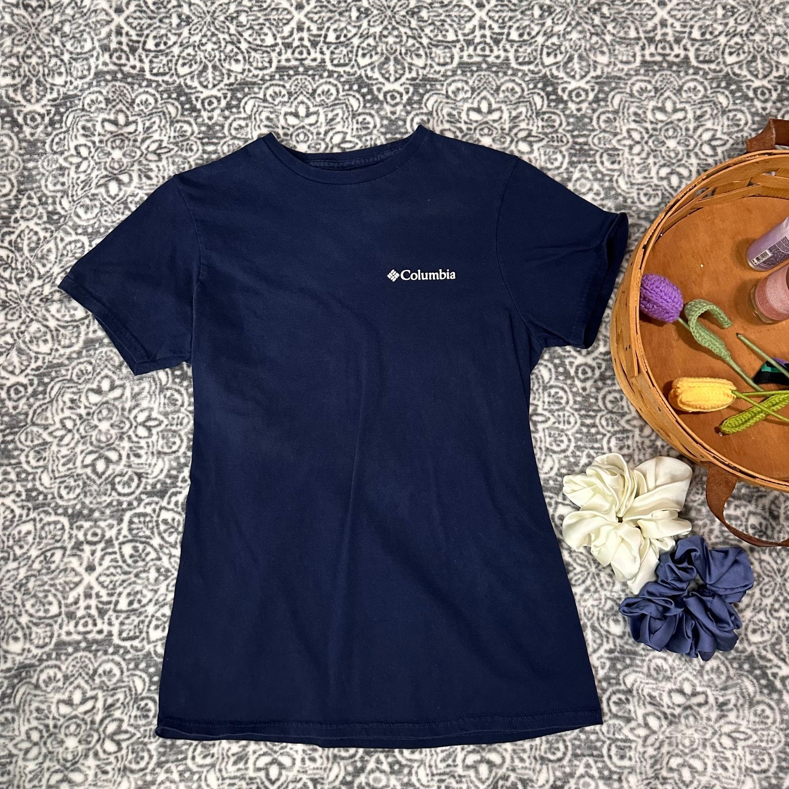 Columbia Columbia Crew Neck Graphic Tee American Flag Short Sleeve Sm Size US S / EU 44-46 / 1 - 1 Thumbnail