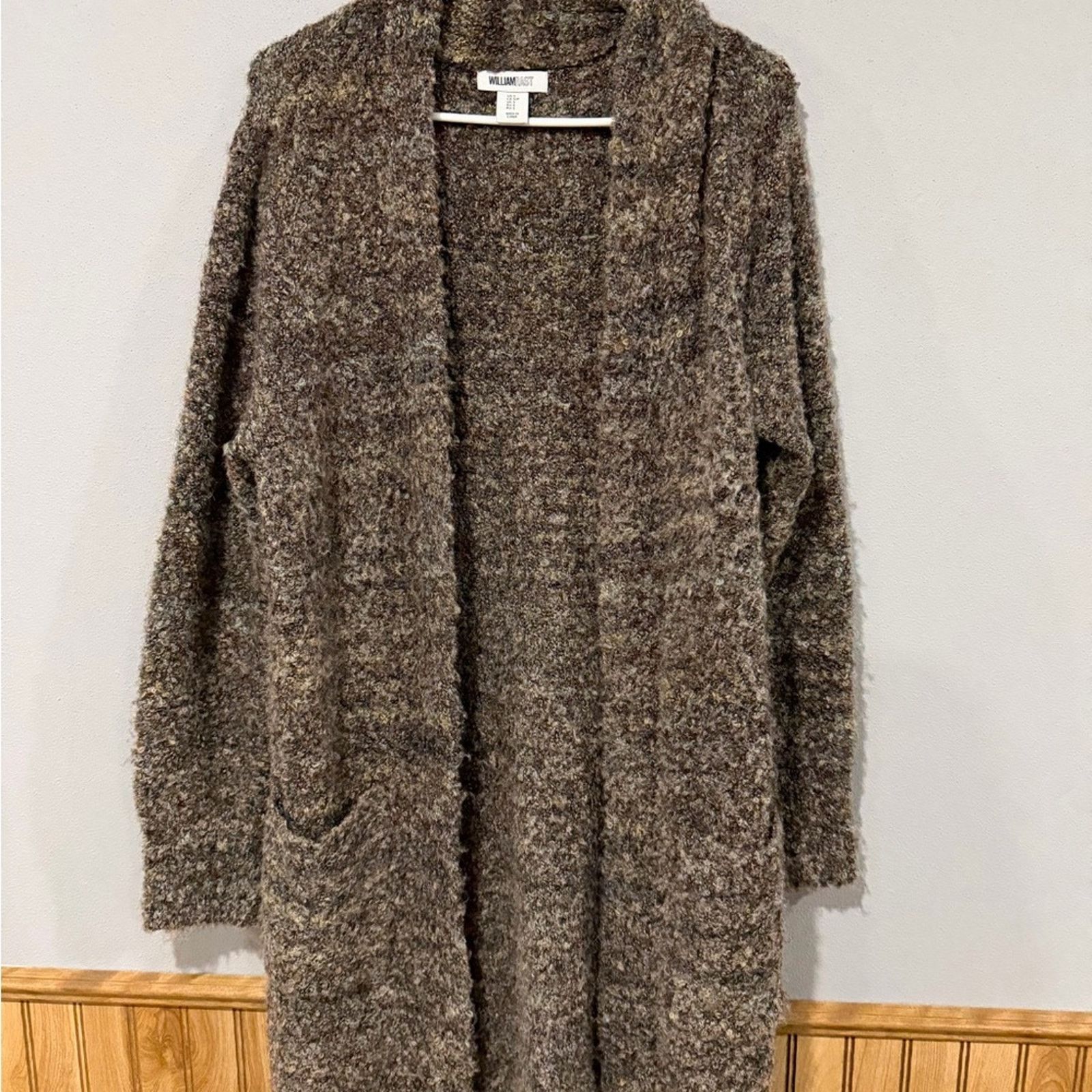 William Rast William Rast Textured Gray Boucle Long Cardigan Size Small Size S / US 4 / IT 40 - 7 Thumbnail