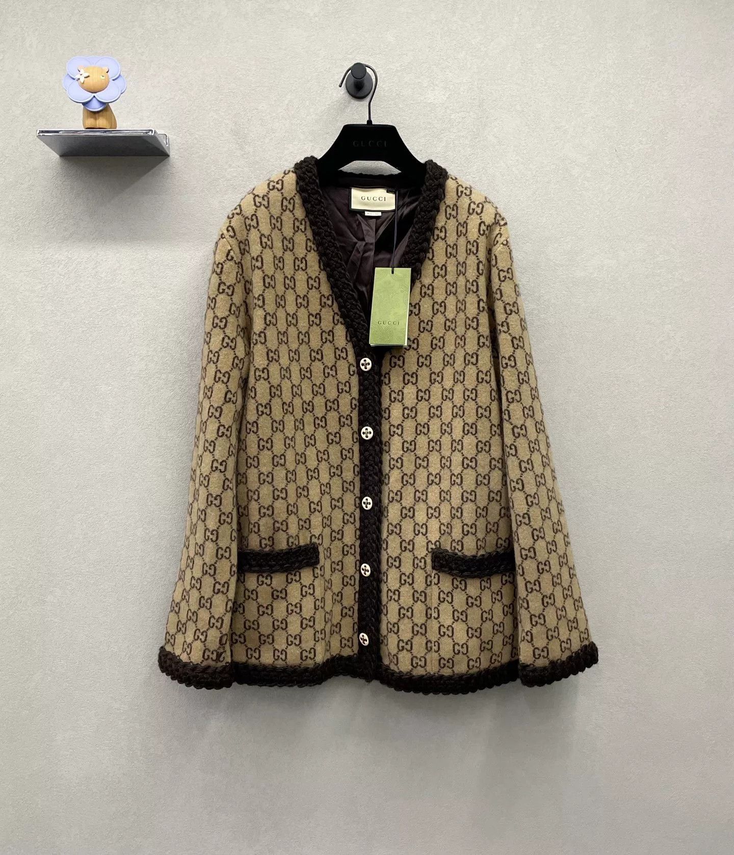 Gucci Gucci Double G Print Coat Size US M / EU 48-50 / 2 - 1 Thumbnail