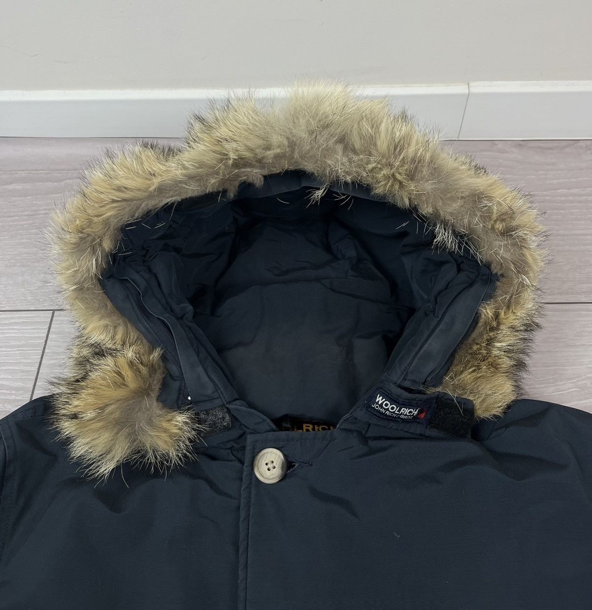 Woolrich Woolen Mills Woolrich Arctic Down Puffer Fur Fuzzy Parka Jacket Size US L / EU 52-54 / 3 - 7 Thumbnail