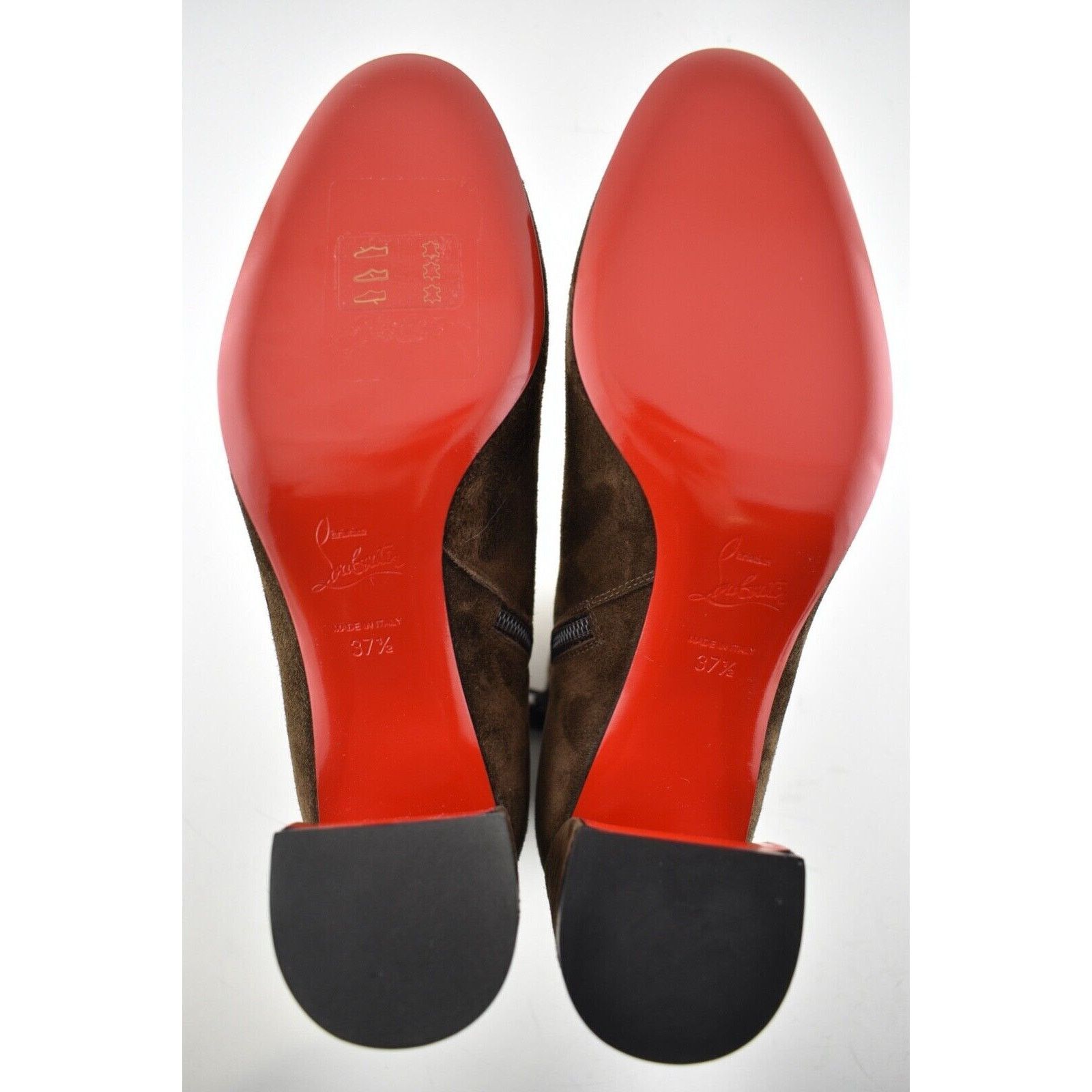 Christian Louboutin Christian Louboutin Turela 55 Arabica Brown Suede Ankle Size US 7.5 / IT 37.5 - 12 Thumbnail