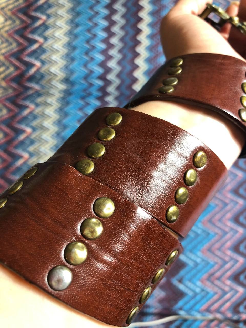 Vintage AVANT-GARDE LEATHER BELT RARE Size ONE SIZE - 3 Thumbnail