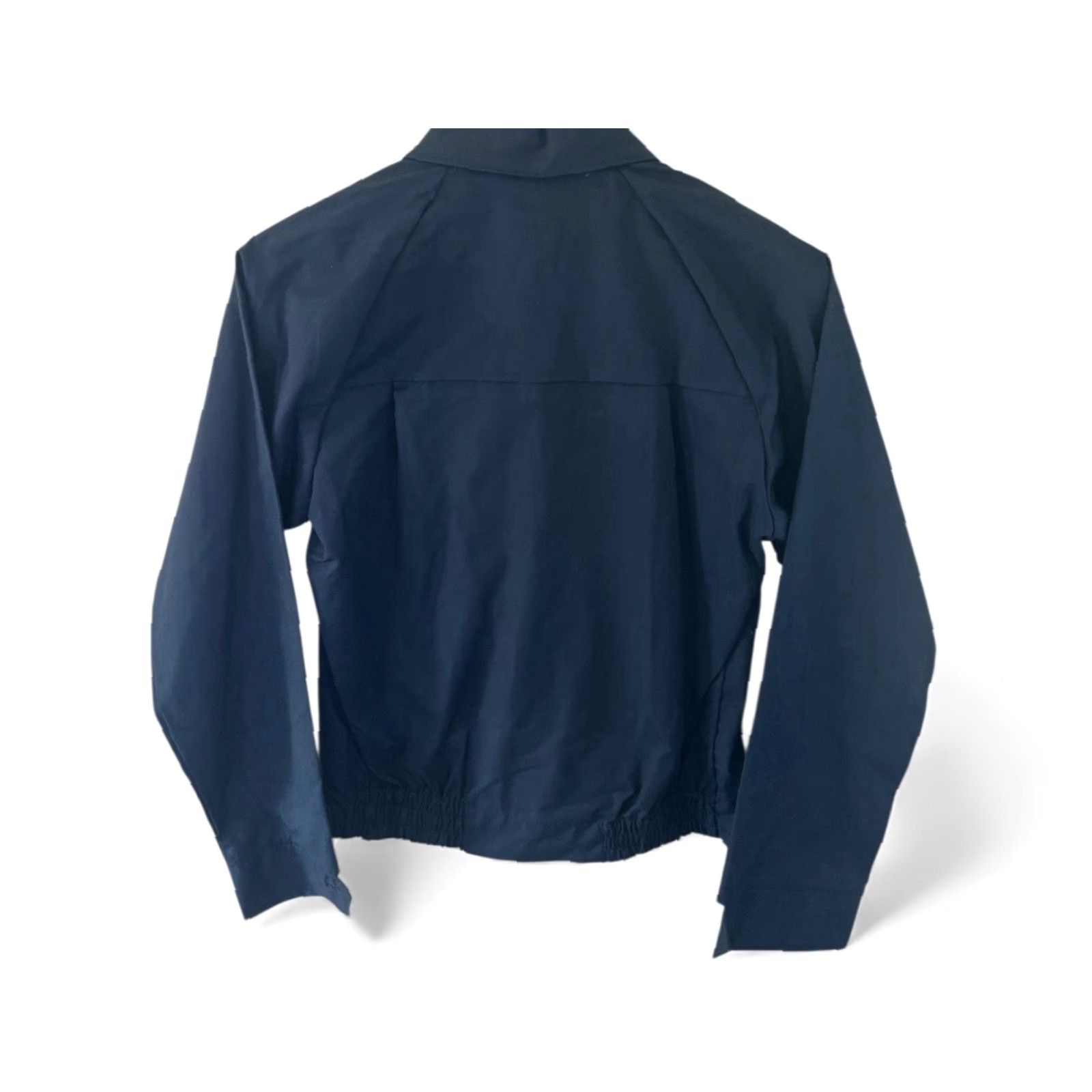 Vintage VINTAGE Unbranded Racer Jacket Men XS 80s Navy Blue Deadstock NWOT US Made 23.5 long 20 across 23 sleeves Size US XS / EU 42 / 0 - 6 Thumbnail