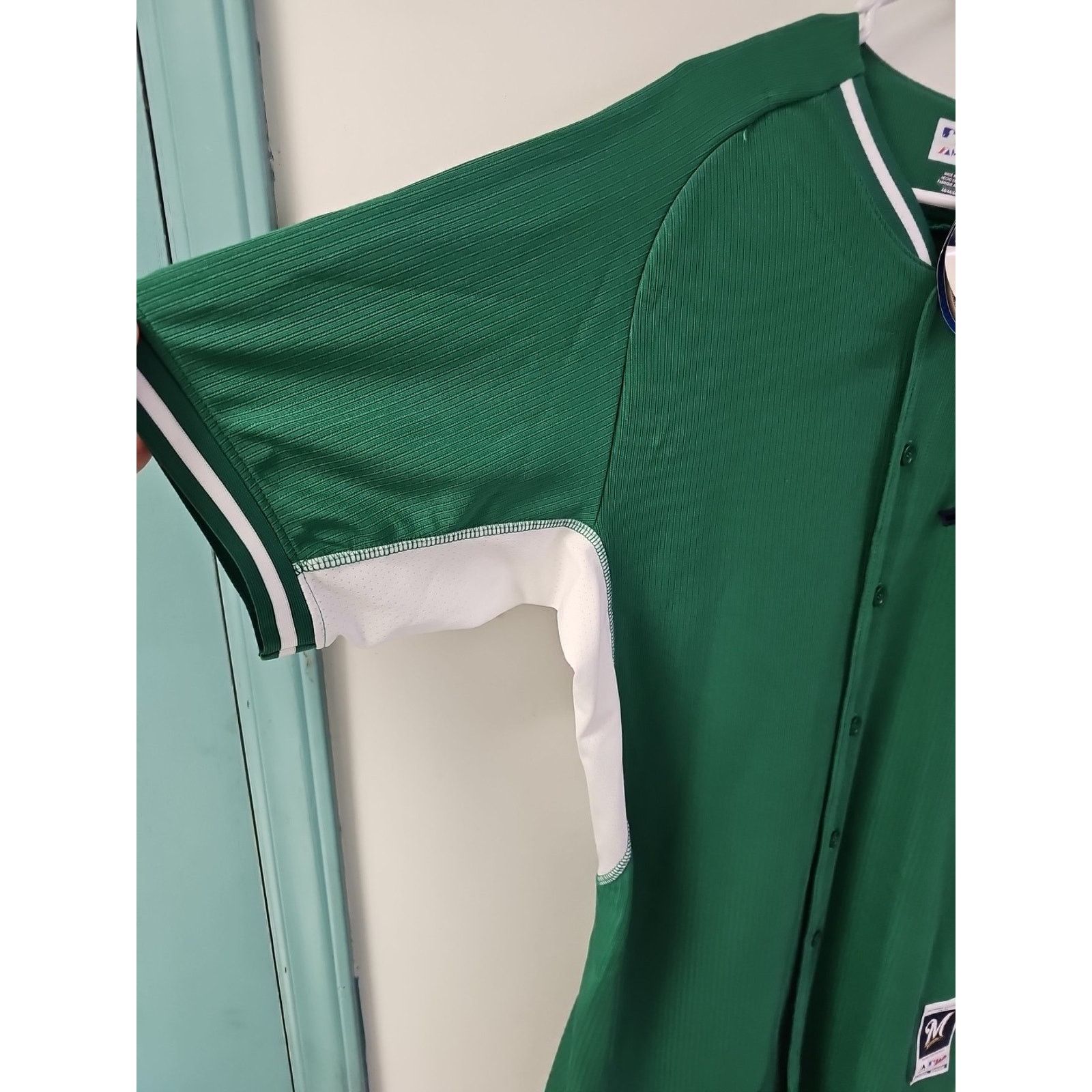 Majestic Majestic Coolbase MLB Jersey size 44 Milwaukee Brewers Size US L / EU 52-54 / 3 - 7 Thumbnail