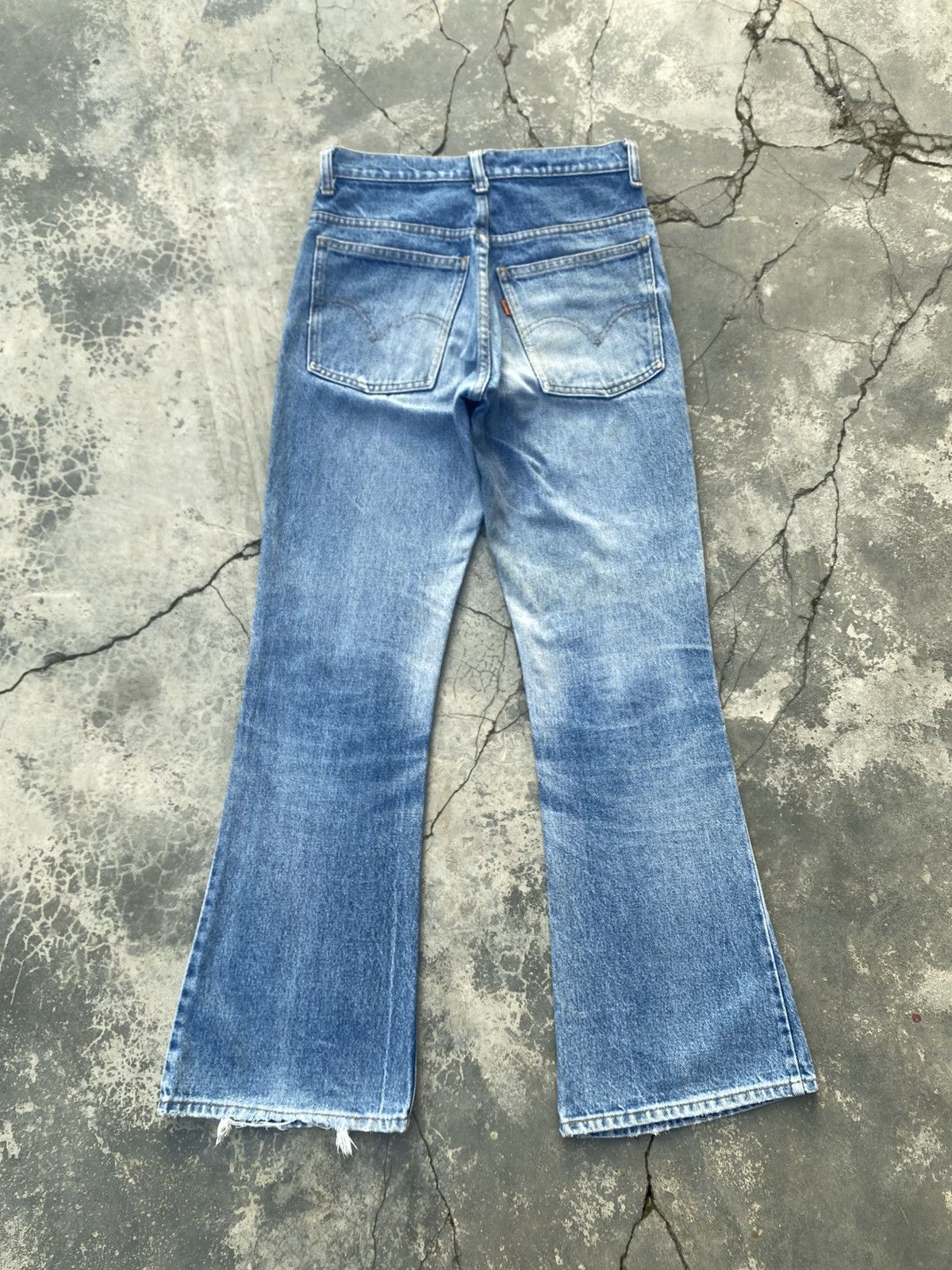 Levi's Vintage Clothing × Vintage 1970s Levis Talon Boot Cut Flare Size US 27 - 3 Thumbnail