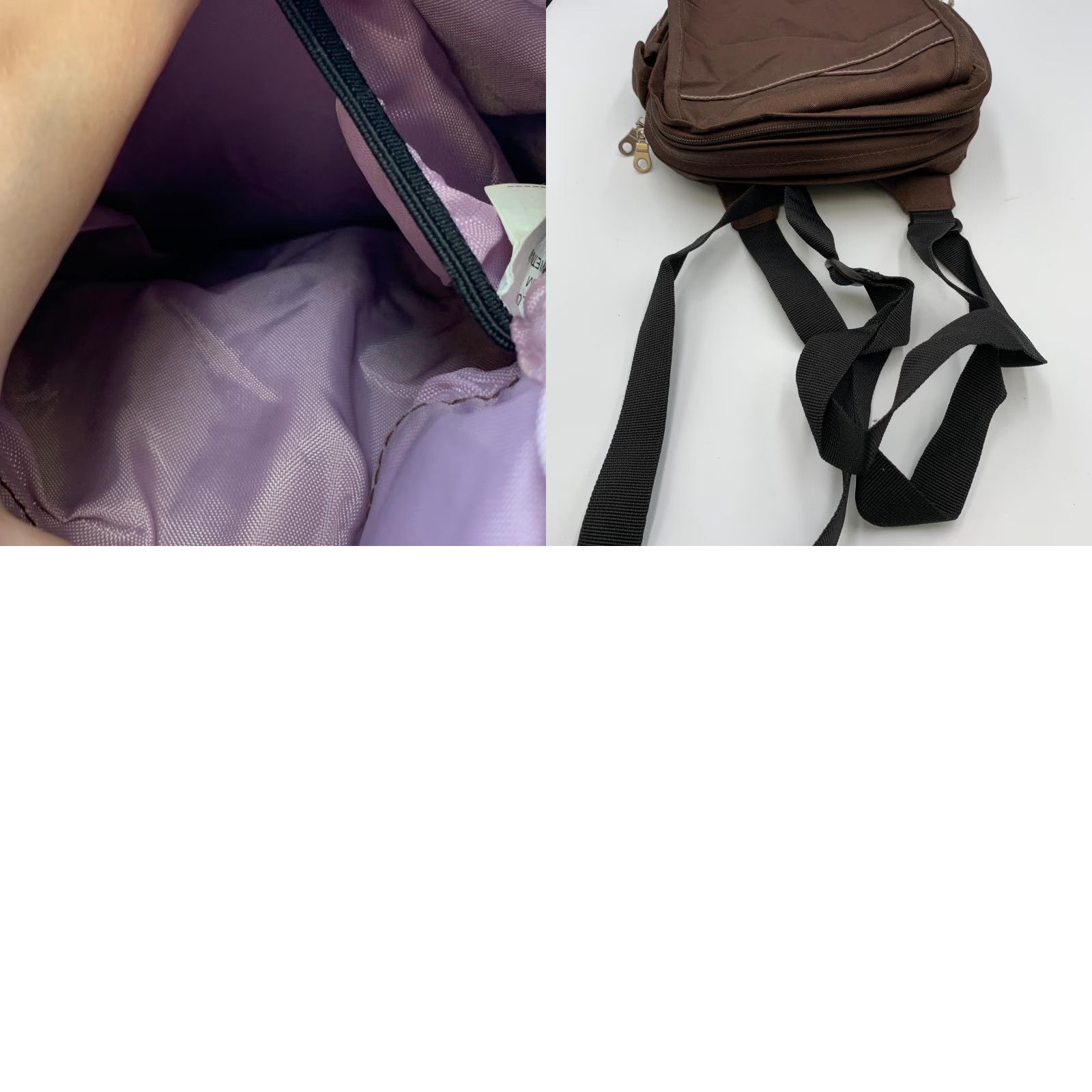 Eddie Bauer Eddie Bauer Travel Bag Brown Nylon Adjustable Crossbody Straps Mini Weekend Bag Unisex Adults 100% Nylon Travel Bag Brown Size ONE SIZE - 10 Thumbnail