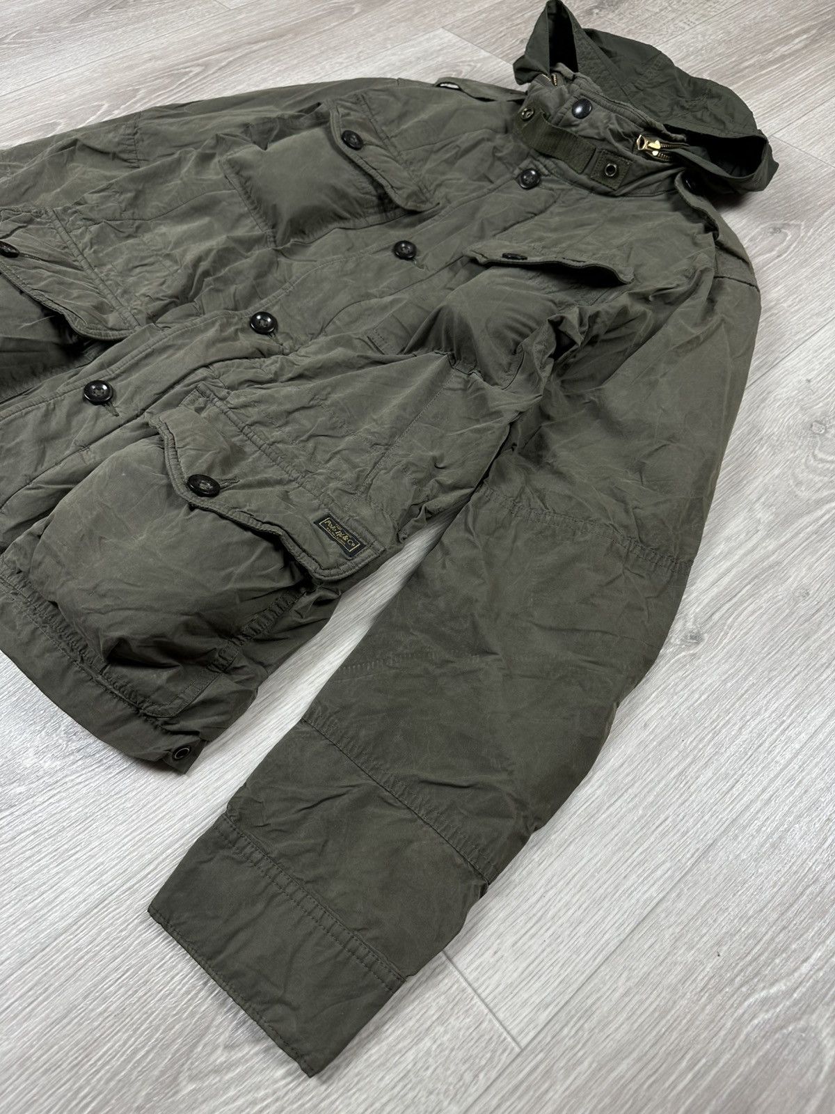 Polo Ralph Lauren Polo Ralph Lauren Military Wax Pocket Olive Jacket Size S Size US S / EU 44-46 / 1 - 5 Thumbnail