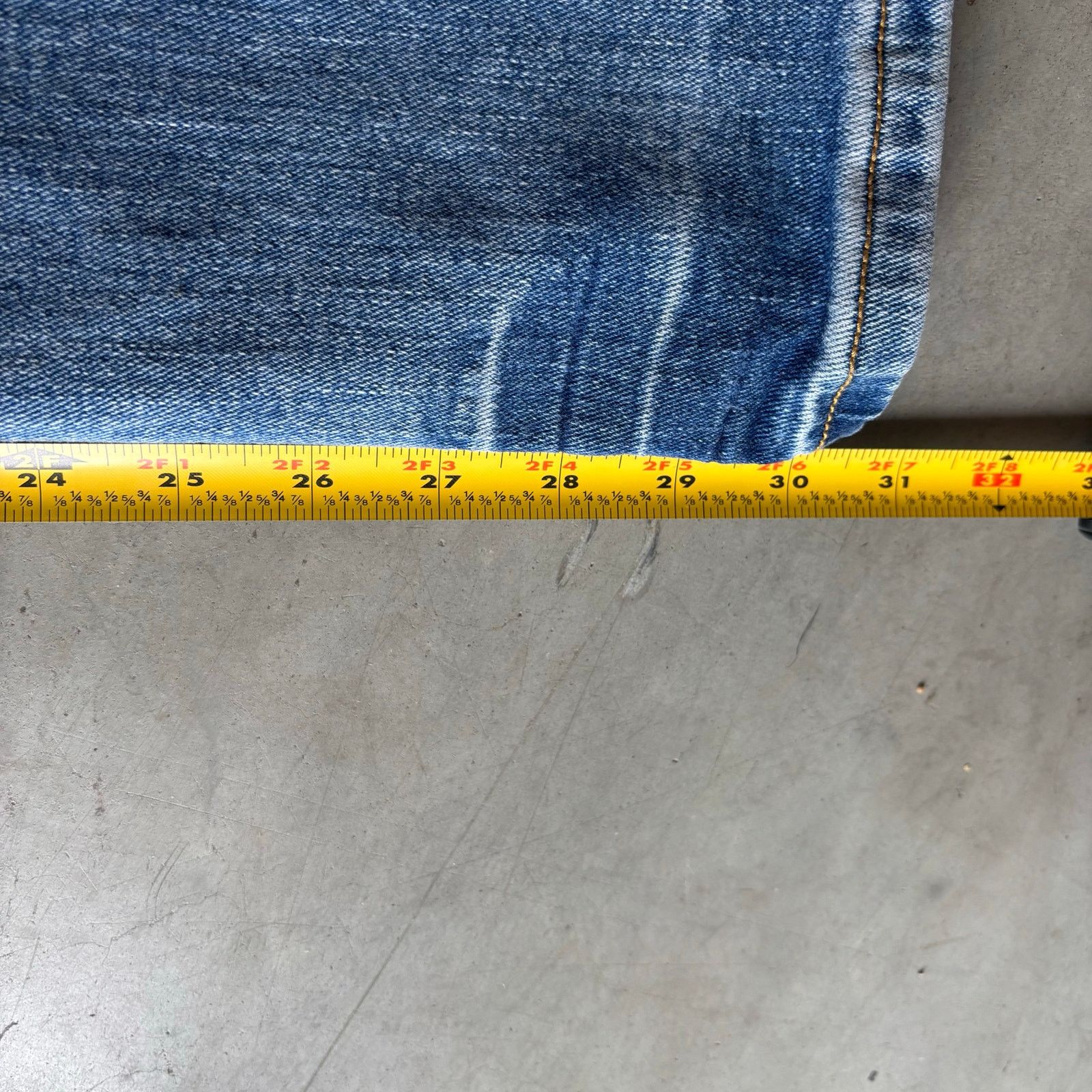 Vintage vintage faded distressed bootcut flared jeans Size US 28 / EU 44 - 4 Thumbnail
