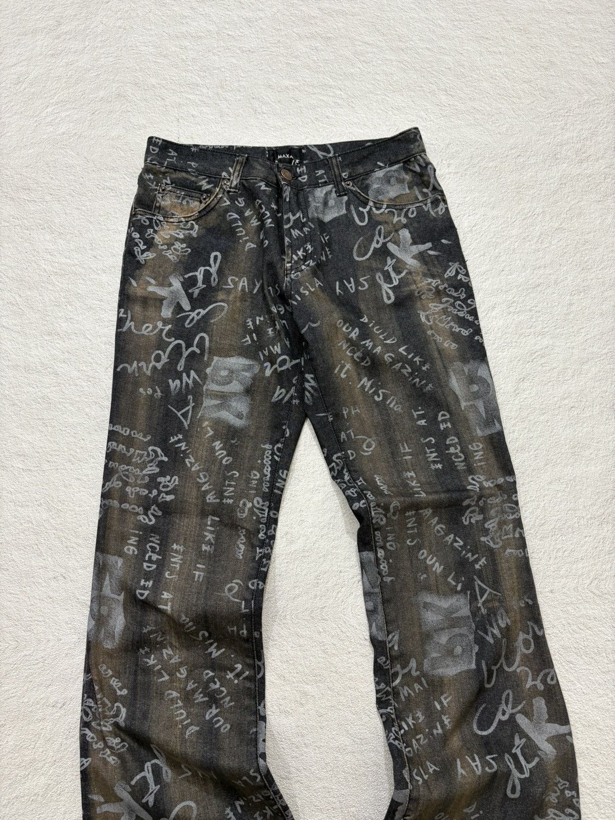 Hysteric Glamour 2000s Maxa Japanese flared smoke wash denim y2k style Size US 28 / EU 44 - 2 Thumbnail