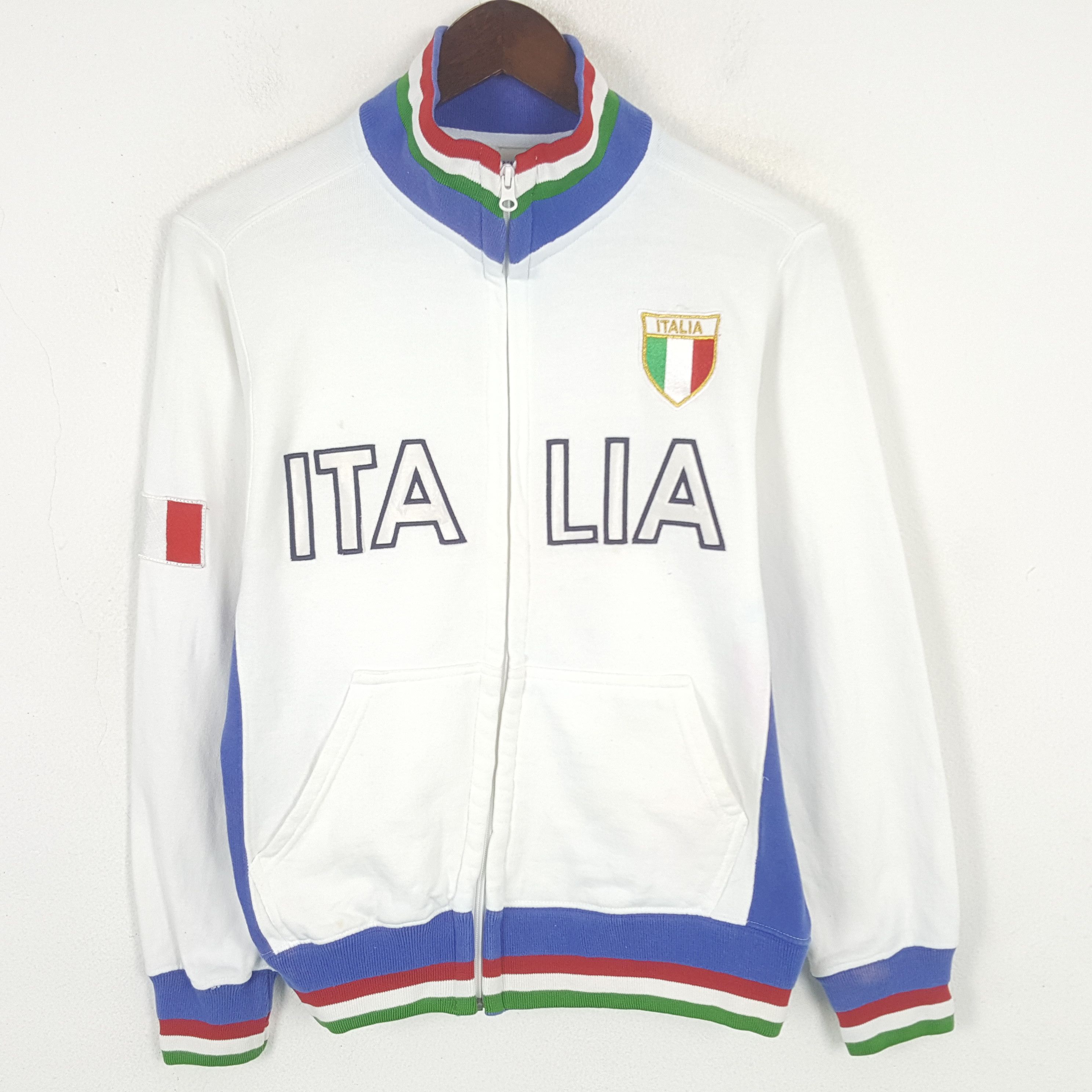 Vintage Vintage Italia Football Nation Zipper Sport Jacket Size XS / US 0-2 / IT 36-38 - 1 Thumbnail