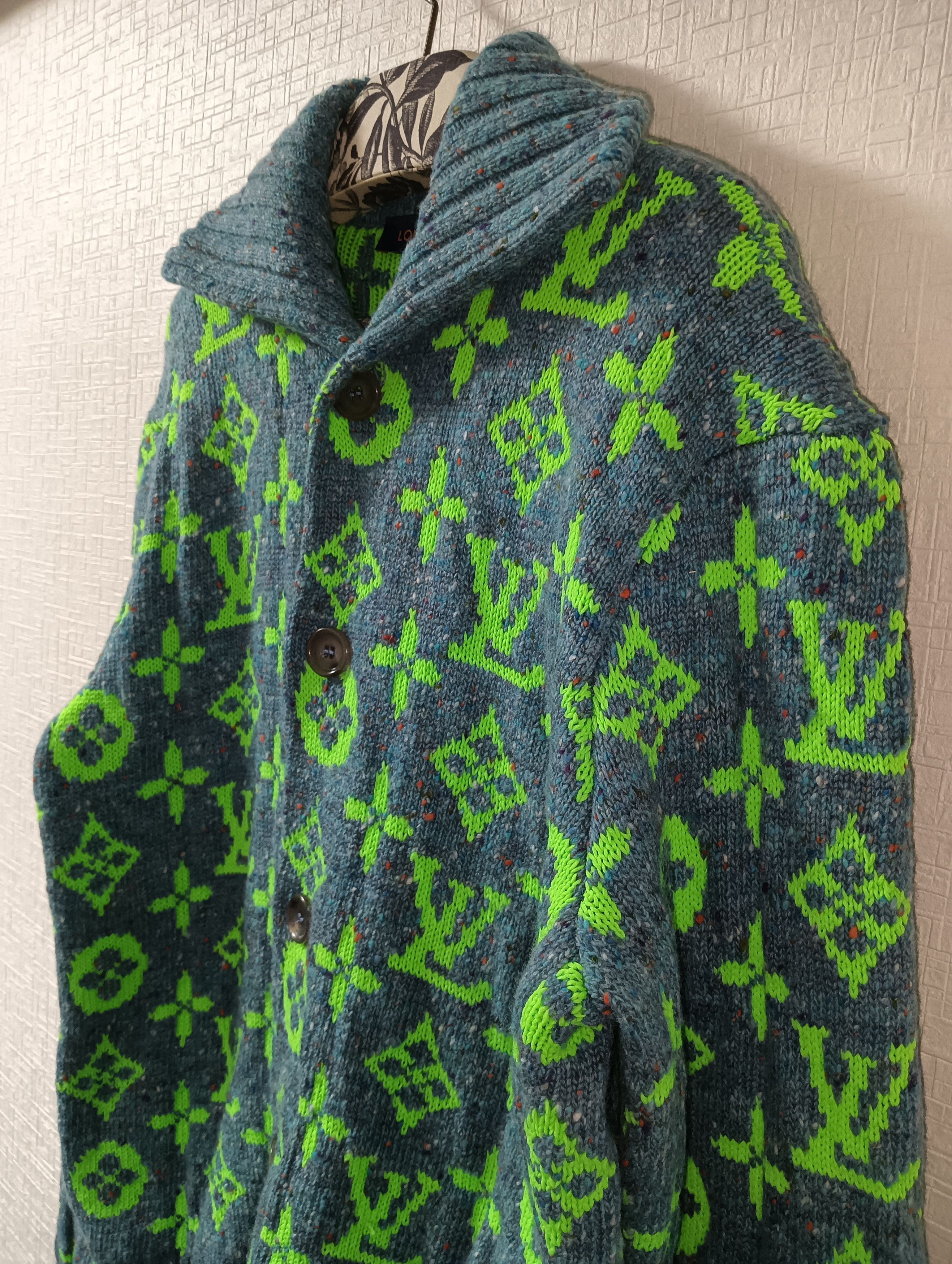 Louis Vuitton Monogram Knit Cardigan Size US L / EU 52-54 / 3 - 3 Thumbnail