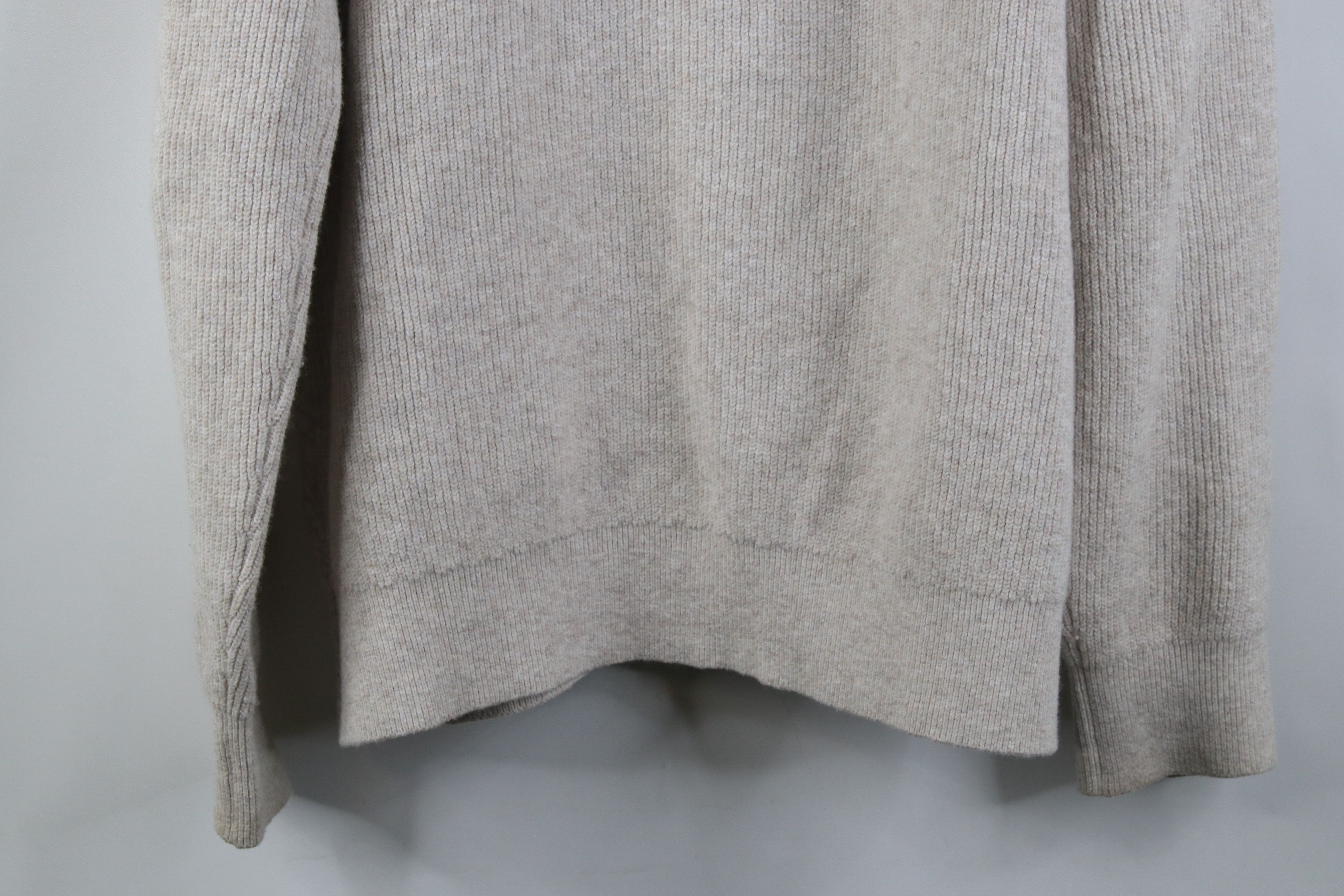 Esprit Vintage Y2K Esprit Blend Ribbed Cable Knit Sweater Stone Size US XL / EU 56 / 4 - 10 Thumbnail