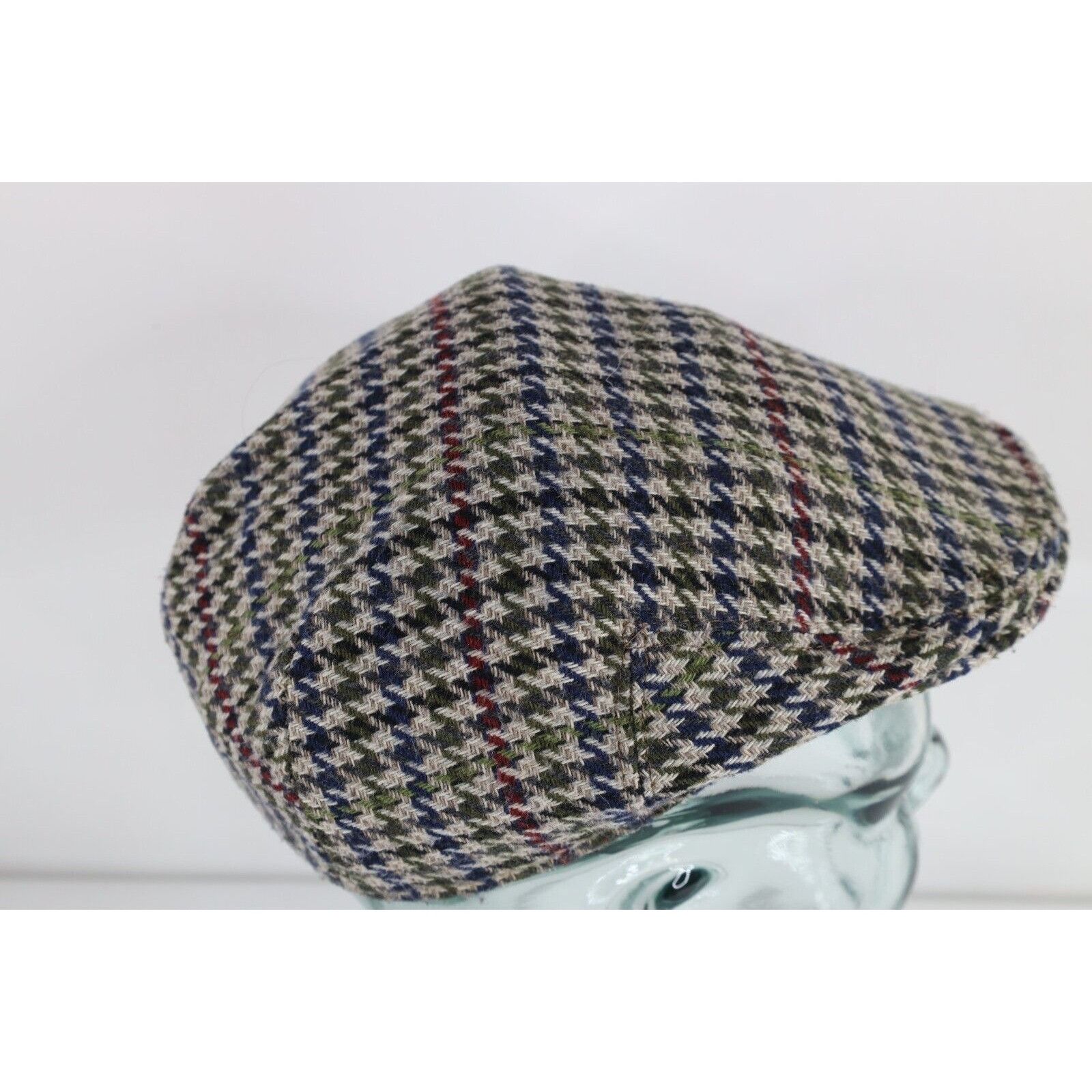 Vintage Vintage 70s Streetwear Quilted Wool Houndstooth Newsboy Hat Size ONE SIZE - 5 Thumbnail