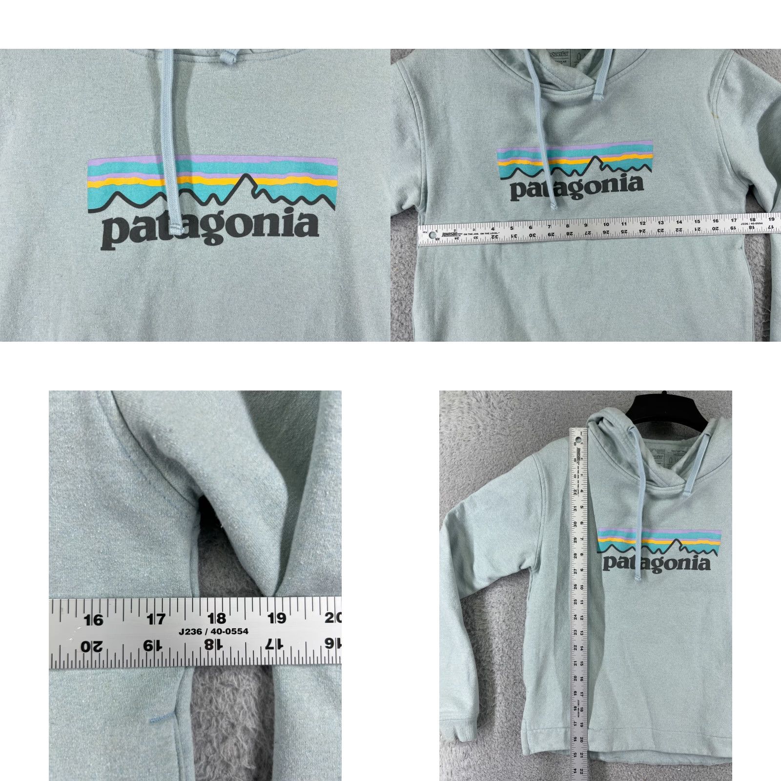 Patagonia Patagonia Hoodie Womens XS Blue Pullover Hooded Logo Jersey Lightweight Regular Crew Neck Activewear Sleeved Long Solid Size XS / US 0-2 / IT 36-38 - 8 Thumbnail