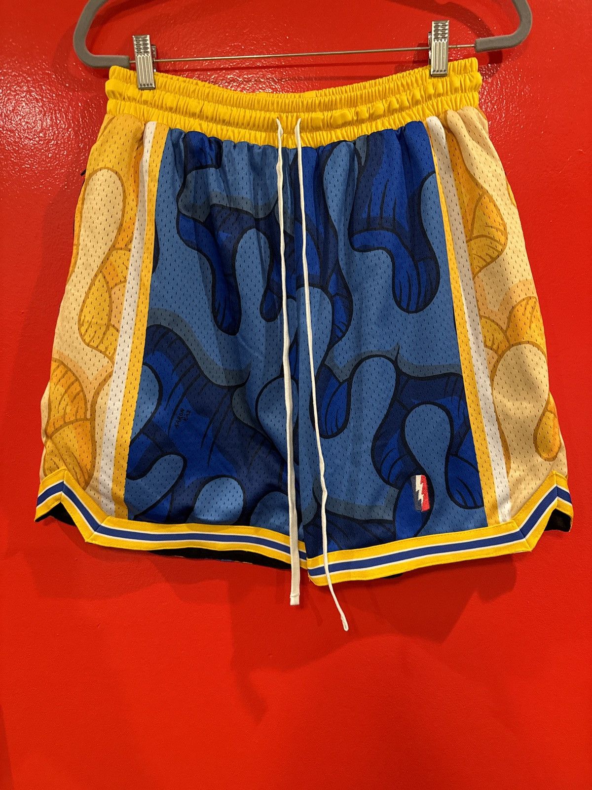 Aaron Kai × Collect and Select Collect & Select X Aaron Kai warriors swing man shorts Size US 34 / EU 50 - 1 Thumbnail