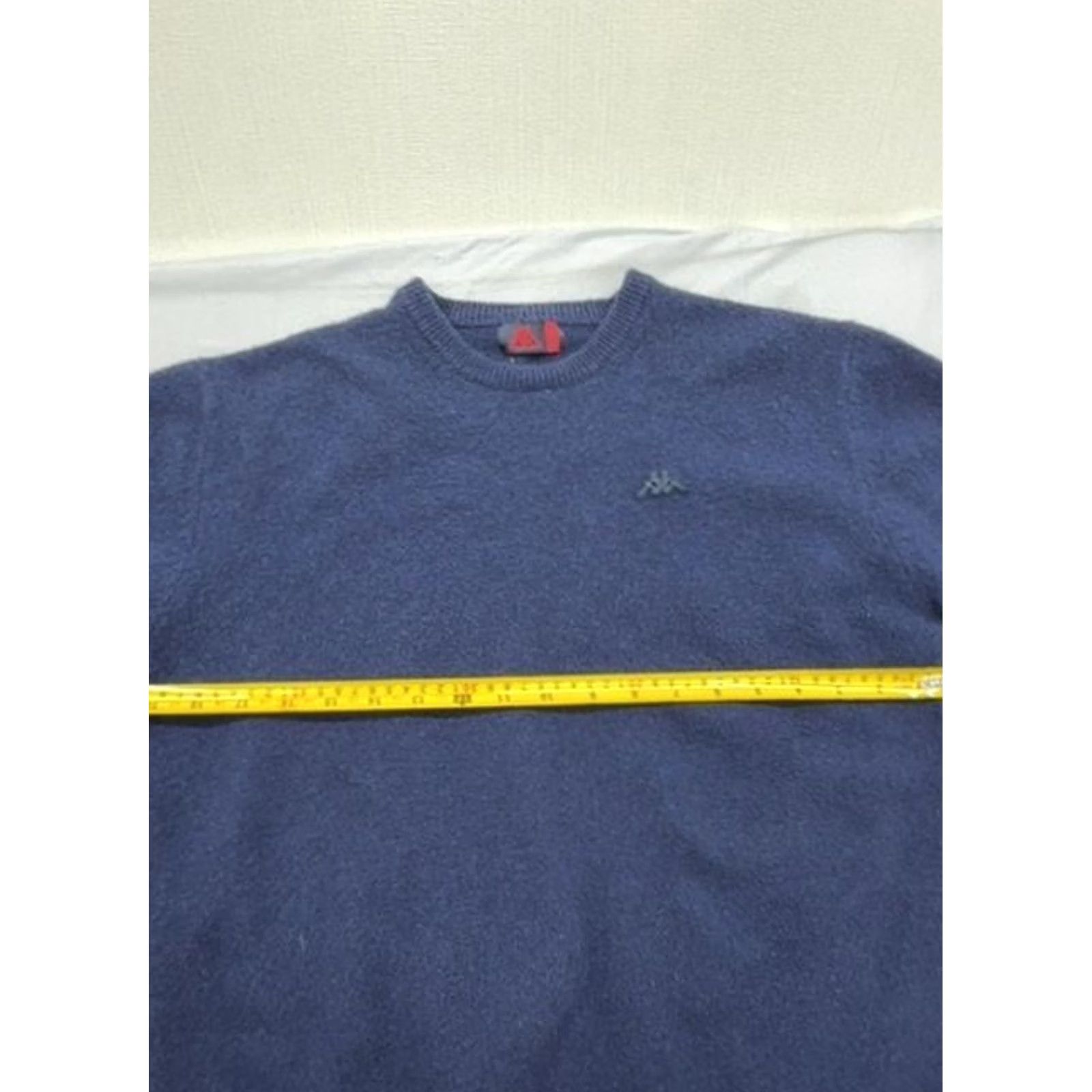 Kappa Robe di Kappa Men’s Navy Blue Crewneck Knit Sweater Large Logo Shirt Size US L / EU 52-54 / 3 - 7 Thumbnail
