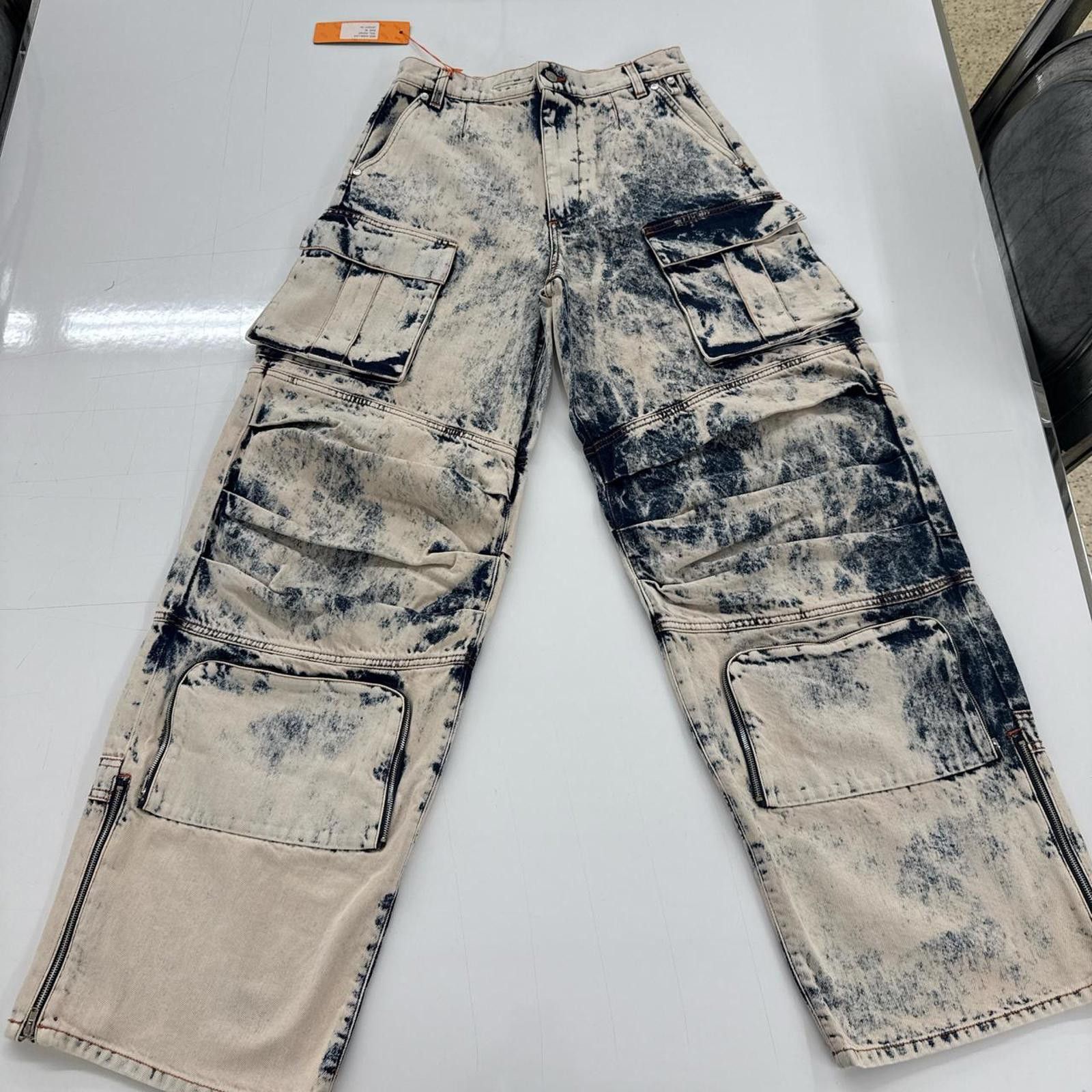 Von Dutch Von Dutch New Luna Cargo Jeans Acid Wash Size 30x34 Size US 30 / EU 46 - 1 Thumbnail