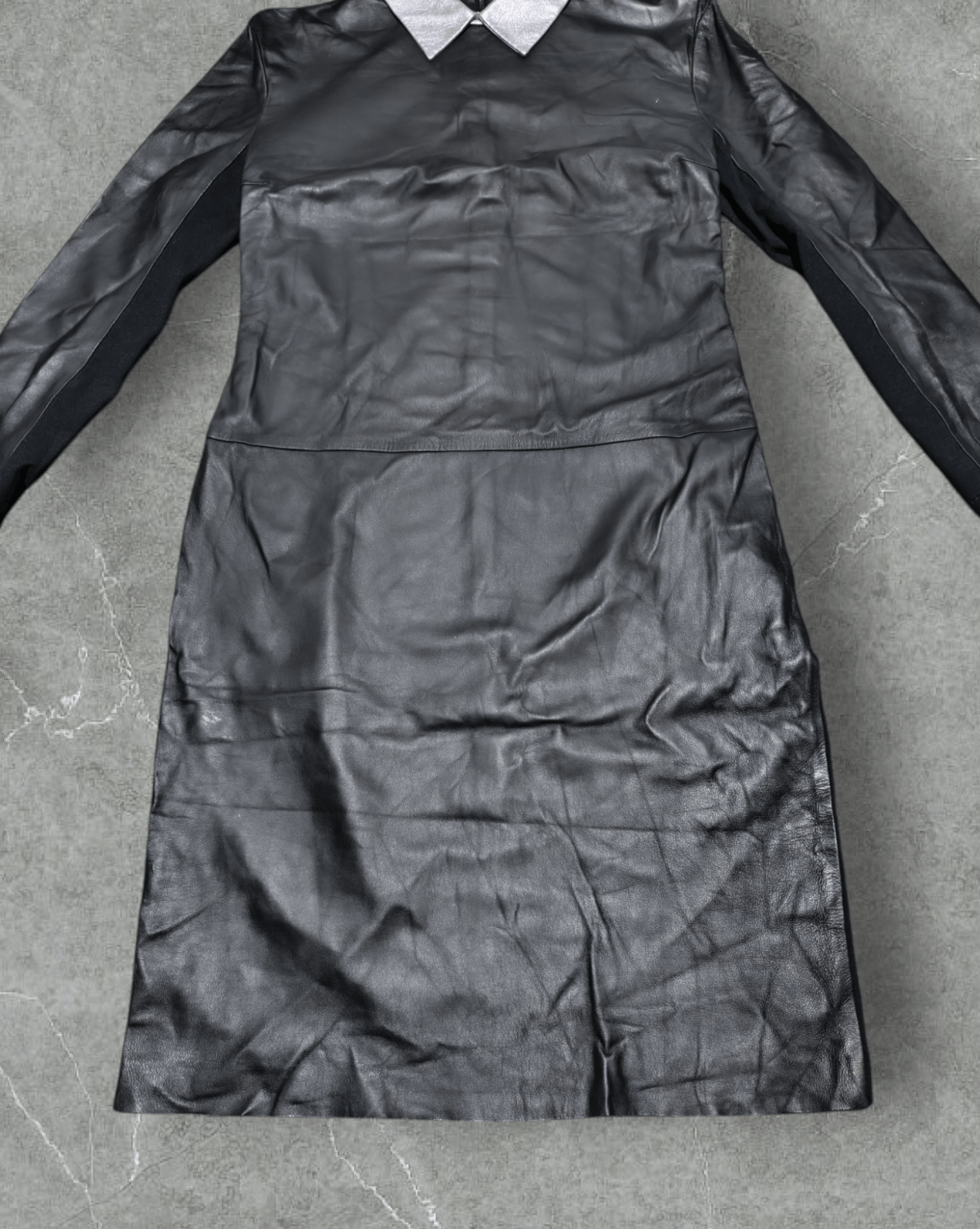 Acne Studios Acne Studios Black Stretchy Leather Dress Size M / US 6-8 / IT 42-44 - 4 Thumbnail