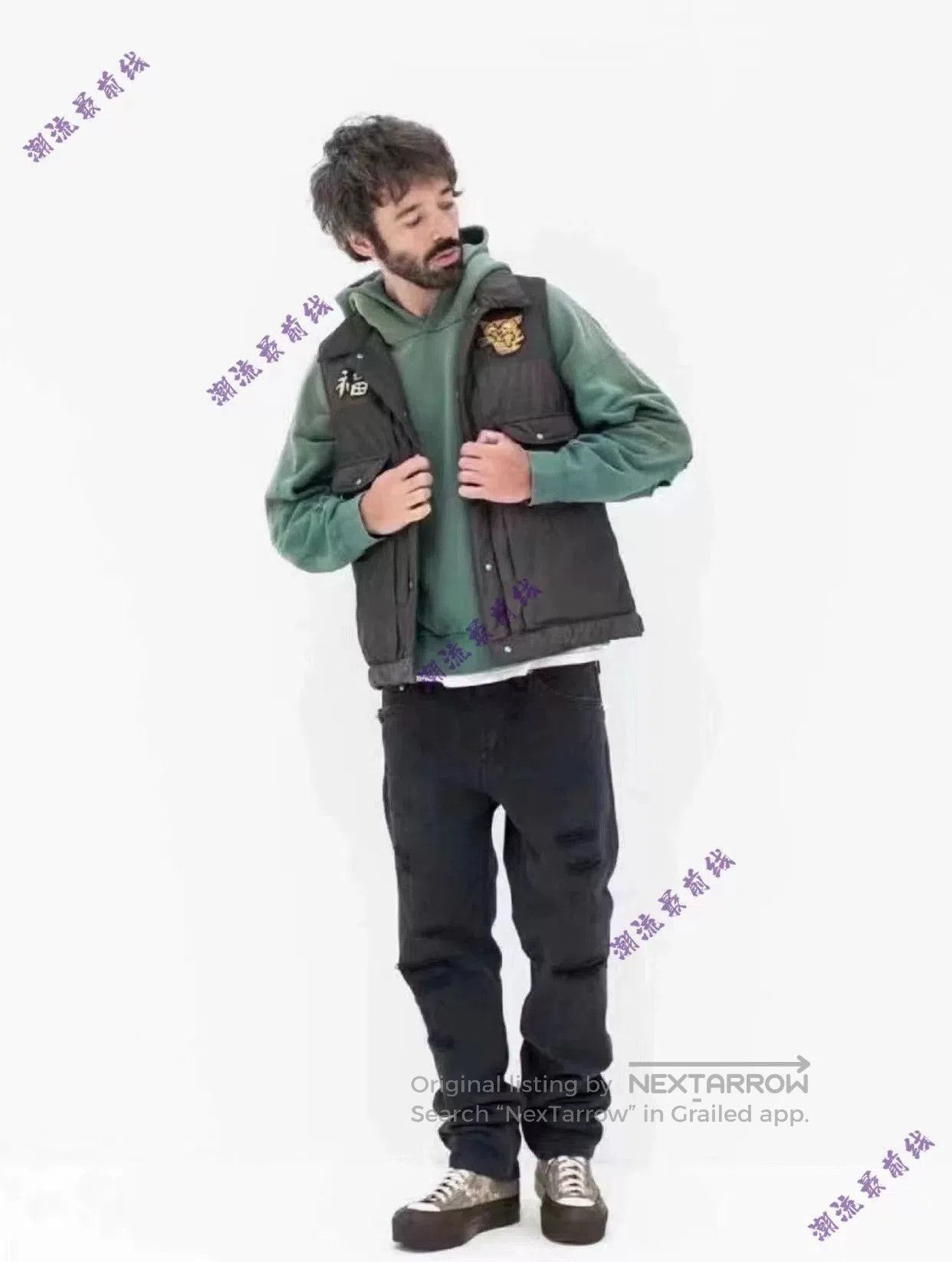 Visvim visvim amplus hoodie p.o. crash green. Size US S / EU 44-46 / 1 - 6 Thumbnail