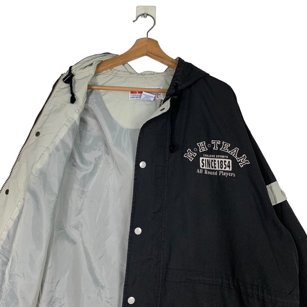 Japanese Brand MAC HOPE Hooded Light Coach Jacket #0486-C22 Size US L / EU 52-54 / 3 - 10 Thumbnail