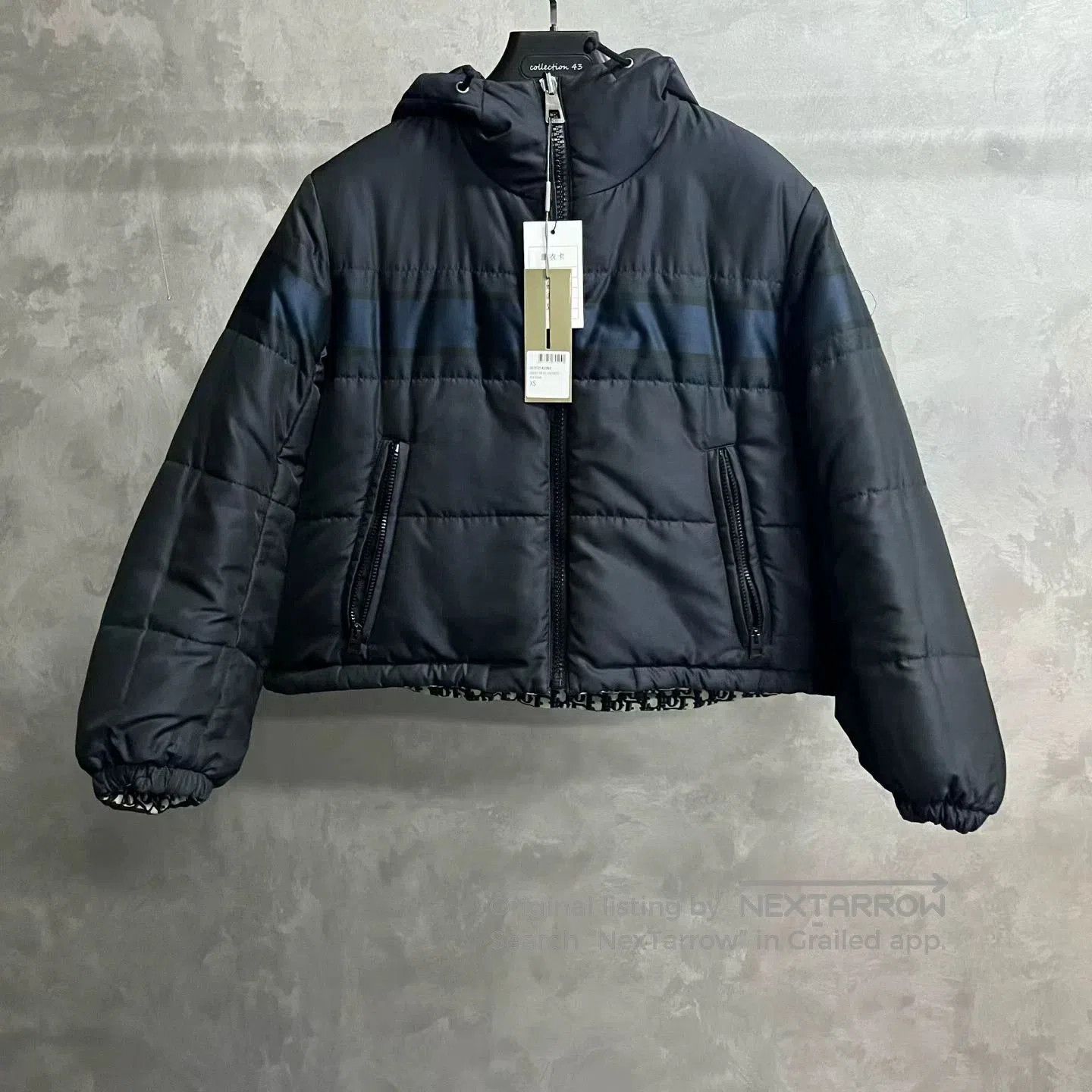 Dior Dior Spliced Print Zip Puffer Jacket. Size XS / US 0-2 / IT 36-38 - 6 Thumbnail