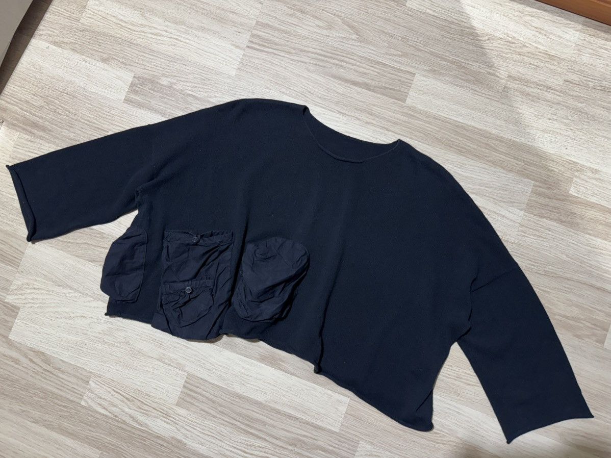 Rundholz Rundholz multipockets oversized pullover sweater Size M / US 6-8 / IT 42-44 - 2 Thumbnail