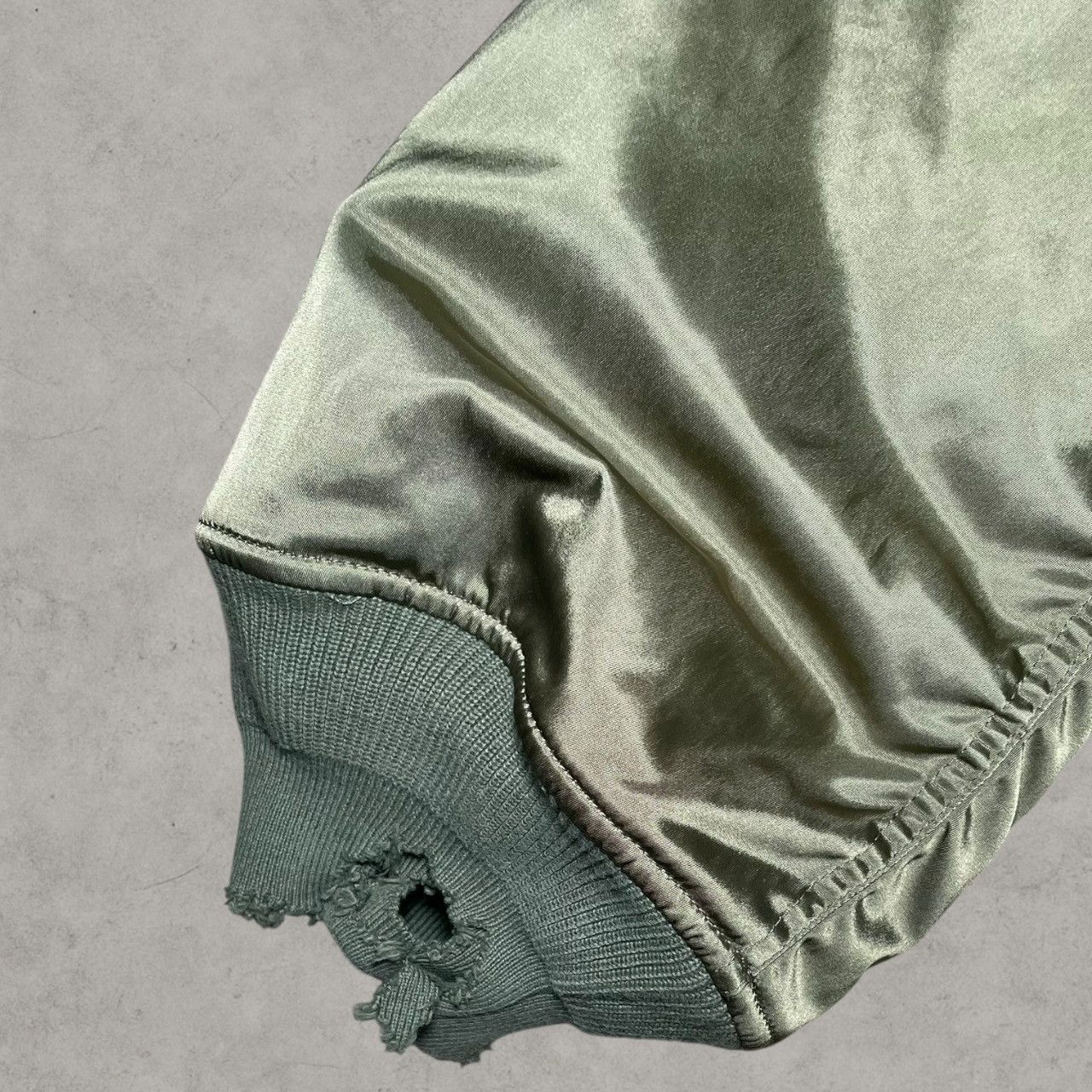 Balenciaga AW23 Balenciaga Double Sleeve Distressed MA-1 Bomber Sz L Size US L / EU 52-54 / 3 - 7 Thumbnail