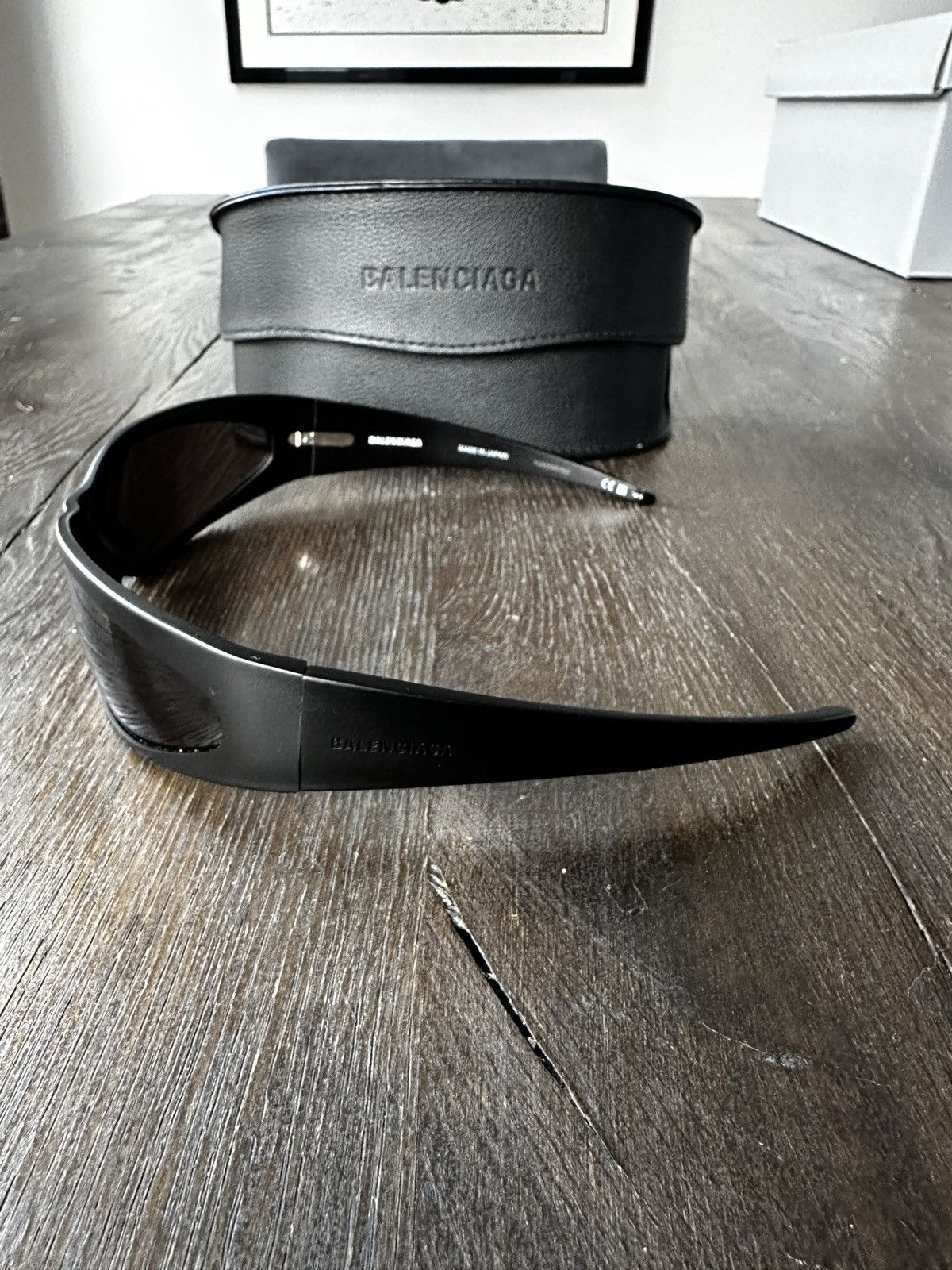 Balenciaga Balenciaga reverse xpander 2.0 rectangle sunglasses Size ONE SIZE - 4 Thumbnail