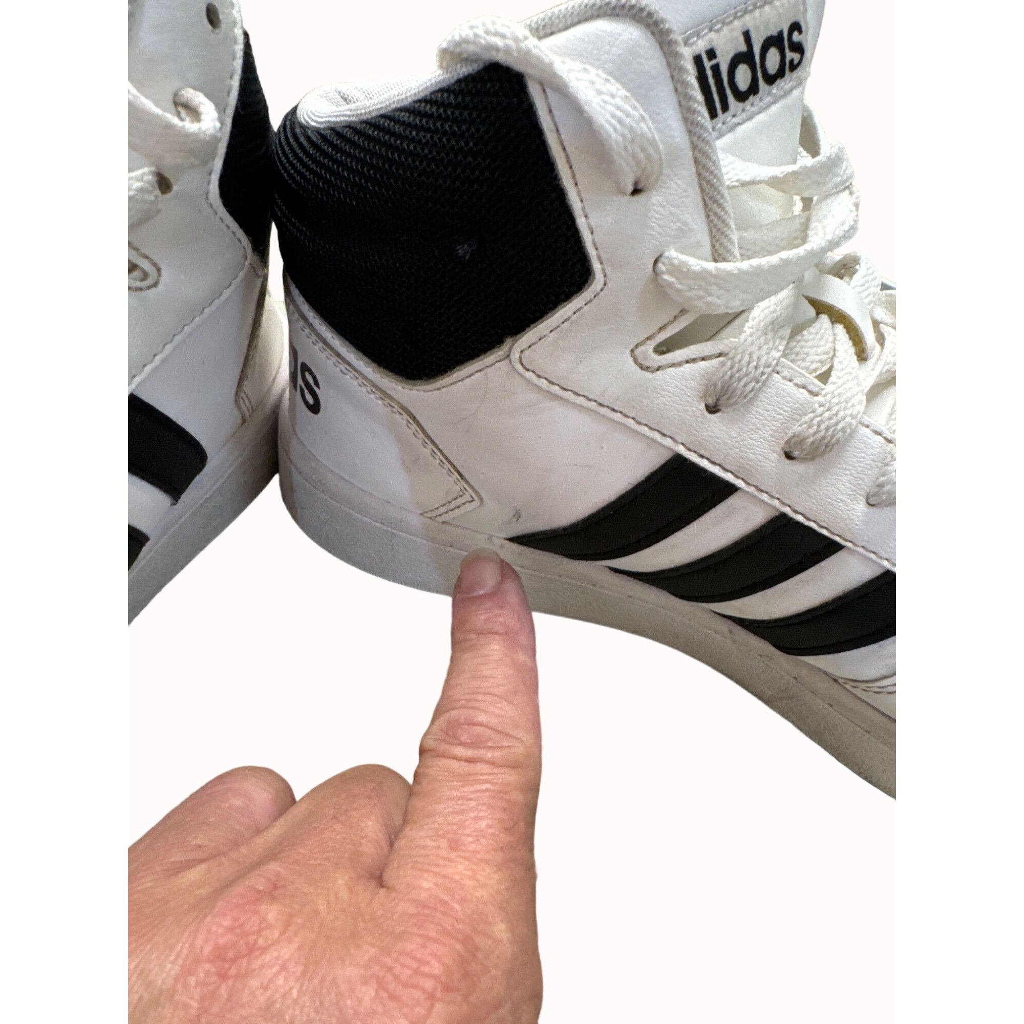 Adidas Adidas hoops basketball shoes sneakers men’s white size 11 S Size US 11 / EU 44 - 3 Thumbnail