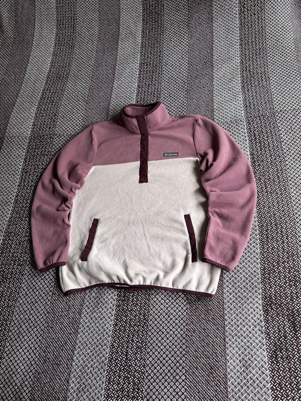 Columbia Columbia Fleece Jacket Unisex 1/4 Zip Vintage Sweatshirt M Size US M / EU 48-50 / 2 - 4 Thumbnail