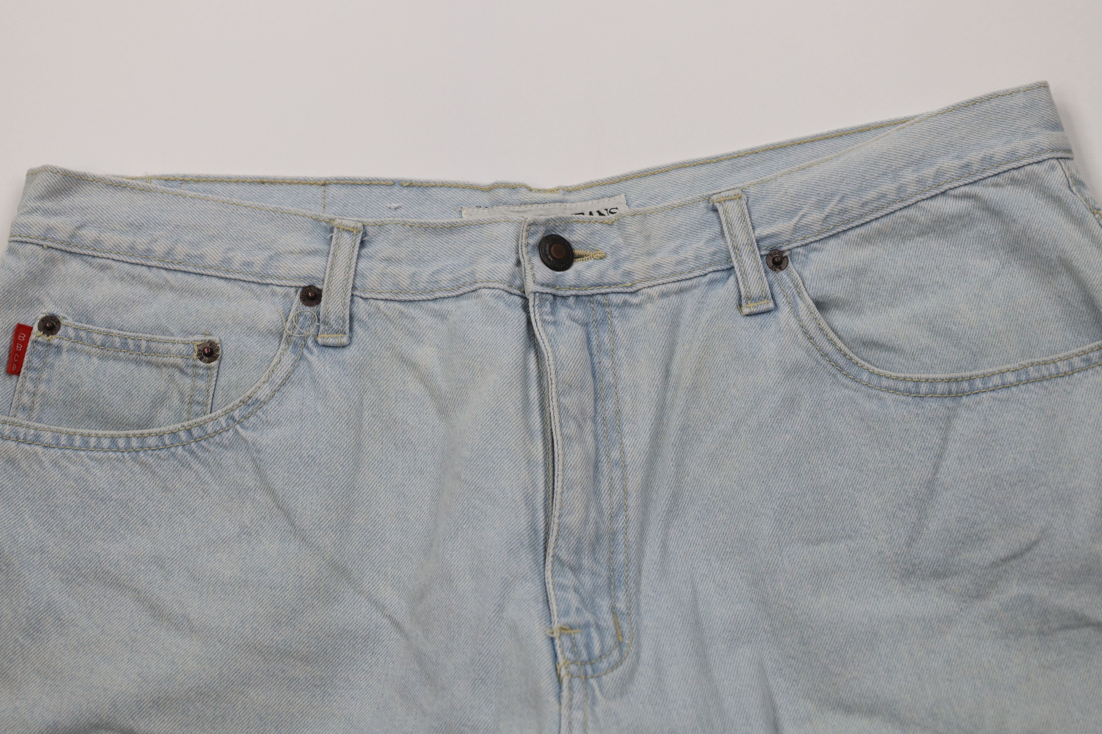 Vintage Vintage 90s Streetwear Relaxed Fit Above Knee Denim Shorts Size US 36 / EU 52 - 2 Thumbnail