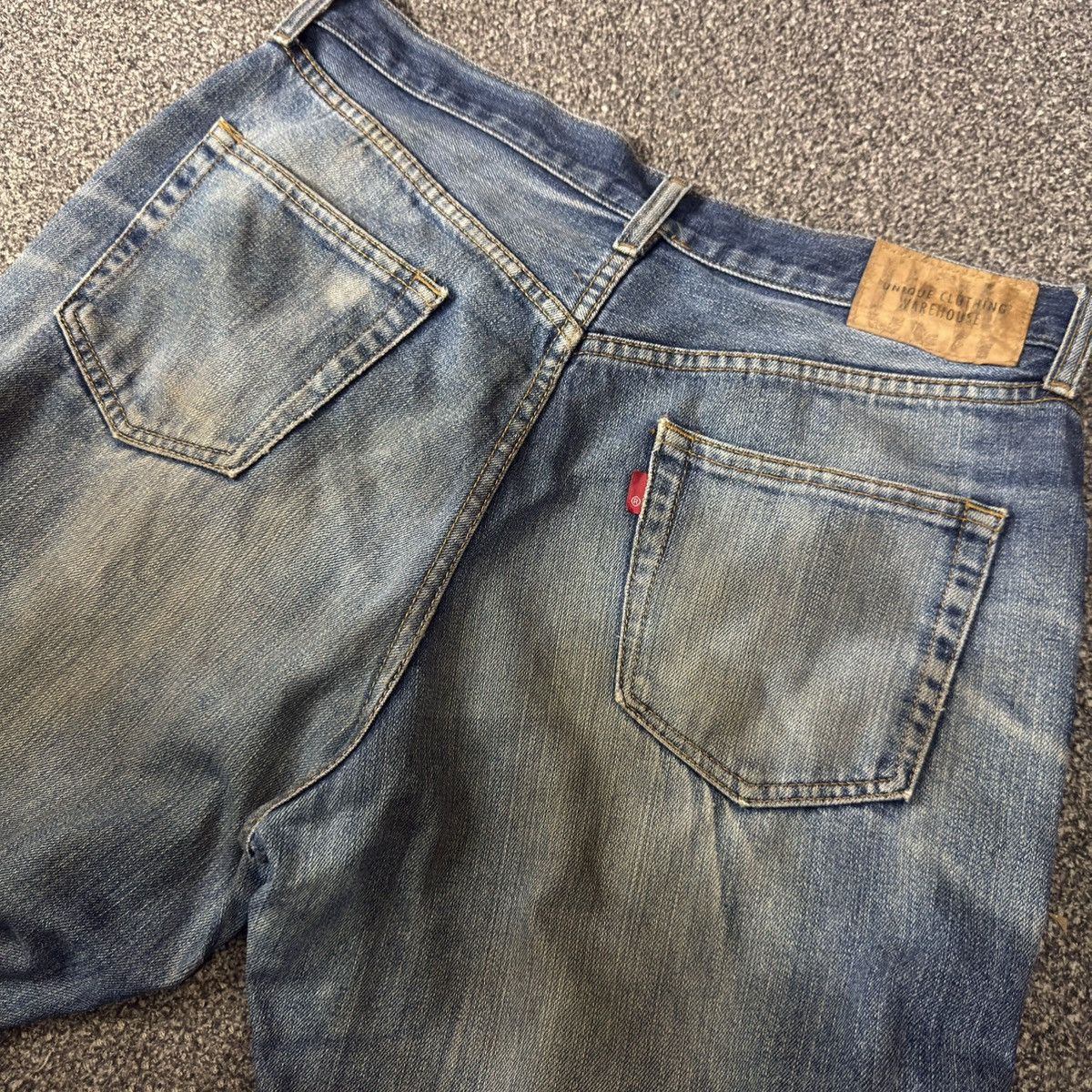 Warehouse Vintage 90s Japanese Denim Warehouse Dirty Destroyed Denim Size US 34 / EU 50 - 8 Thumbnail