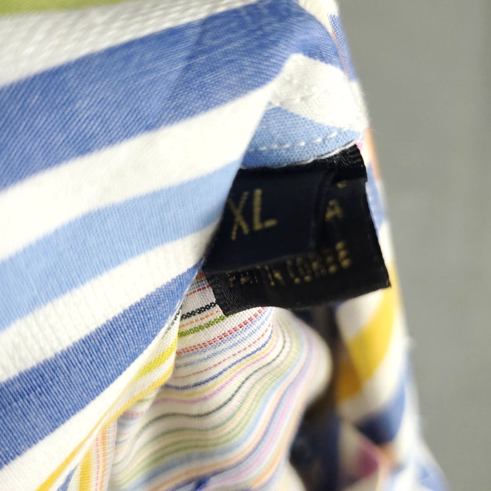 BUGATCHI Bugatchi Mens Shirt XL Blue Striped Button-Up Long Sleeve Casual Size US XL / EU 56 / 4 - 7 Thumbnail