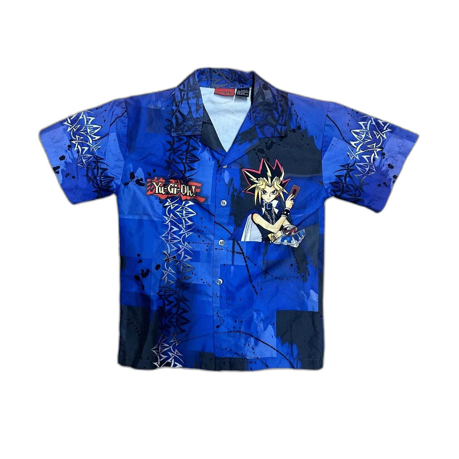The Unbranded Brand Vintage Yu-Gi-Oh Button Up Vintage Shirt AOP Button Up Mens Size US XS / EU 42 / 0 - 1 Thumbnail