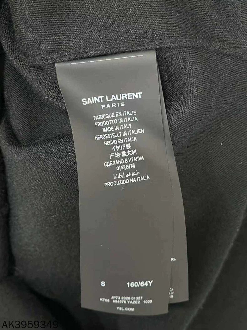 Saint Laurent Paris Saint Laurent ParisStrappy Long Sleeve Cropped Dress 2504- Size S / US 4 / IT 40 - 7 Thumbnail