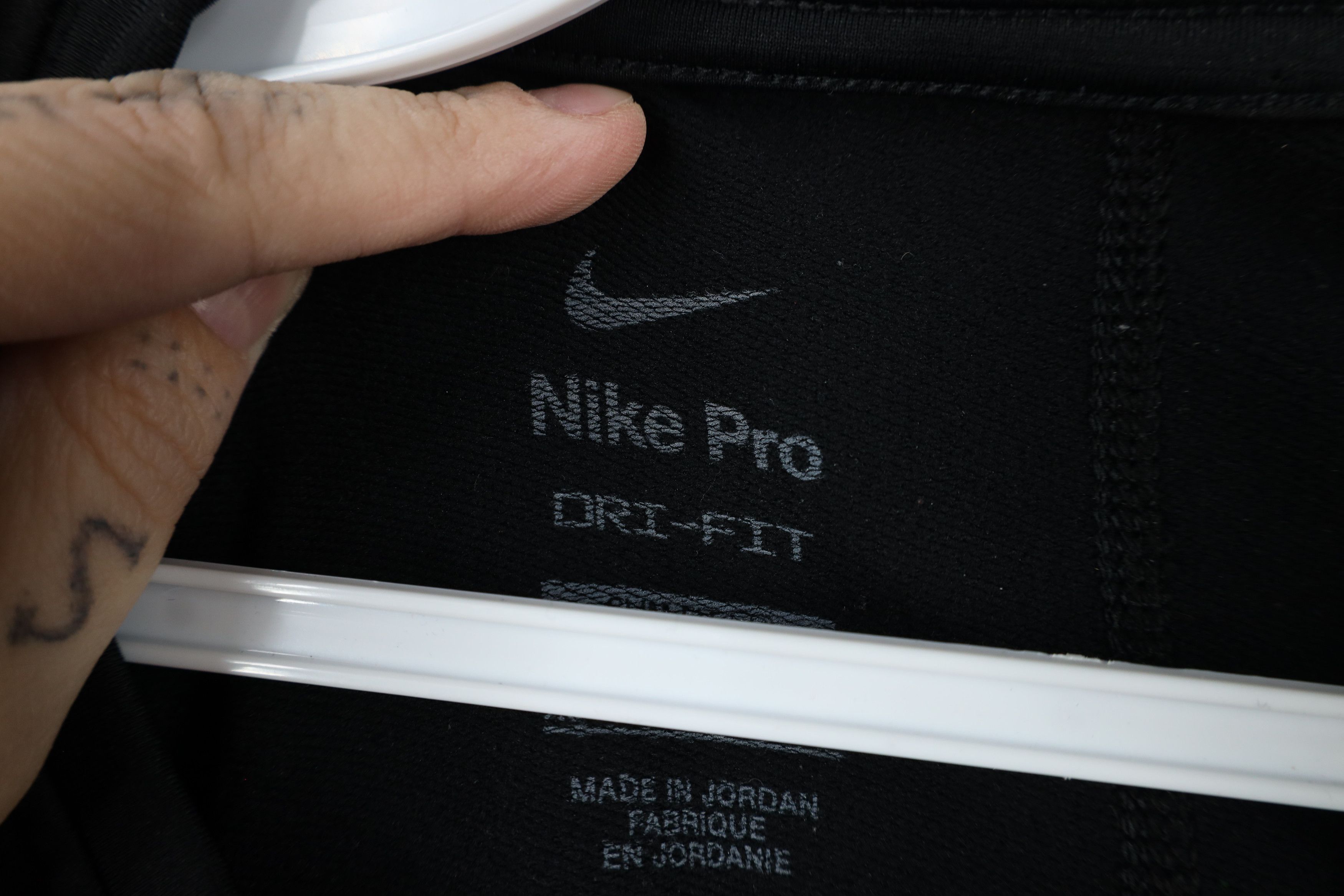 Nike × Vintage Nike Pro Fitted Fleece Lined Training Long Sleeve Sweatshirt Size US XL / EU 56 / 4 - 6 Thumbnail