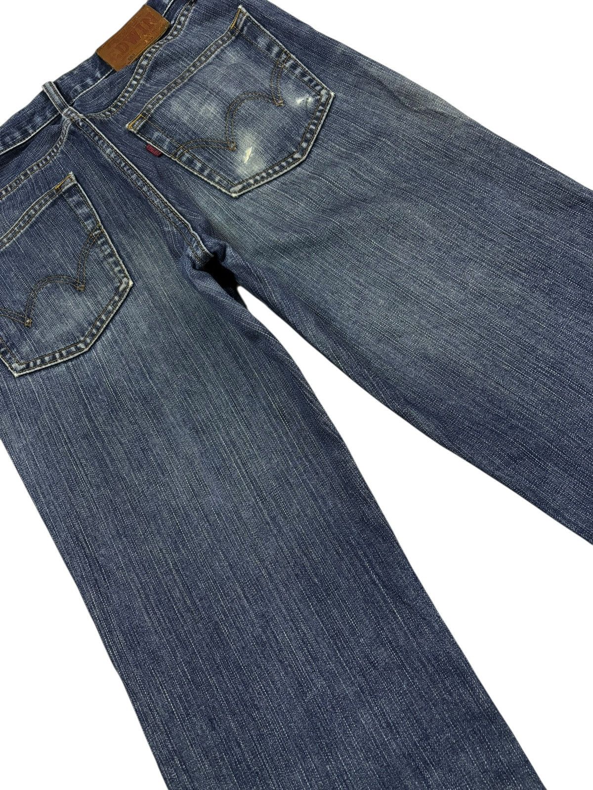 Edwin Vtg Edwin Japan 503 Distressed Jeans Size US 28 / EU 44 - 7 Thumbnail
