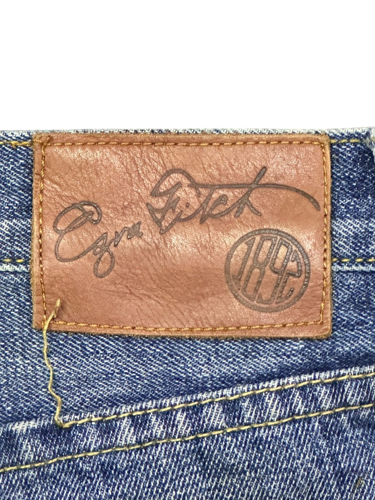 Abercrombie & Fitch Rare Drop 💥 Vintage Ezra Fitch Baggy Straight Jean LGB Style Size US 35 - 9 Thumbnail