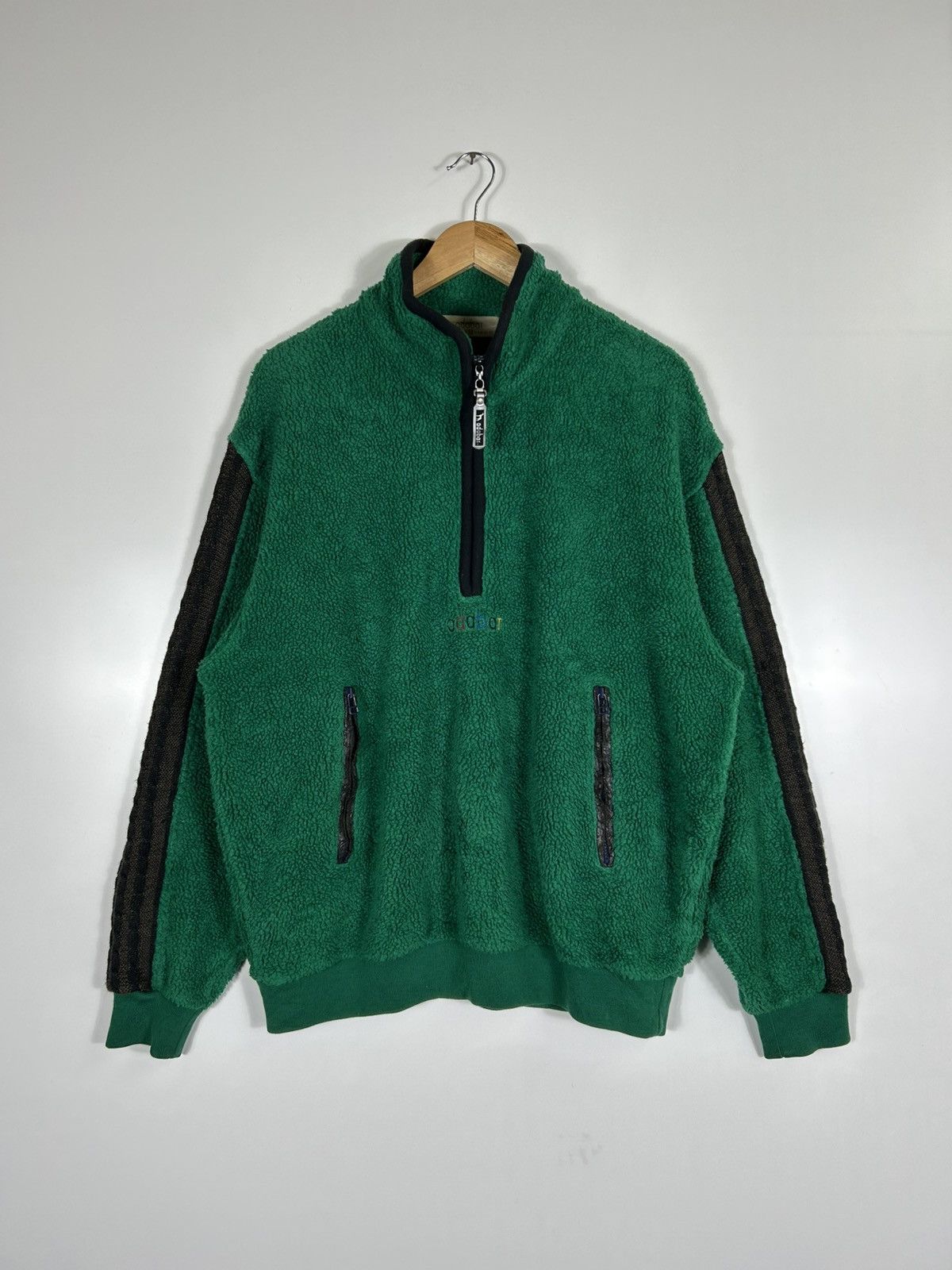 Vintage ⚡️Vintage Adabar Fleece Half Zipper Sweater Size US L / EU 52-54 / 3 - 1 Thumbnail