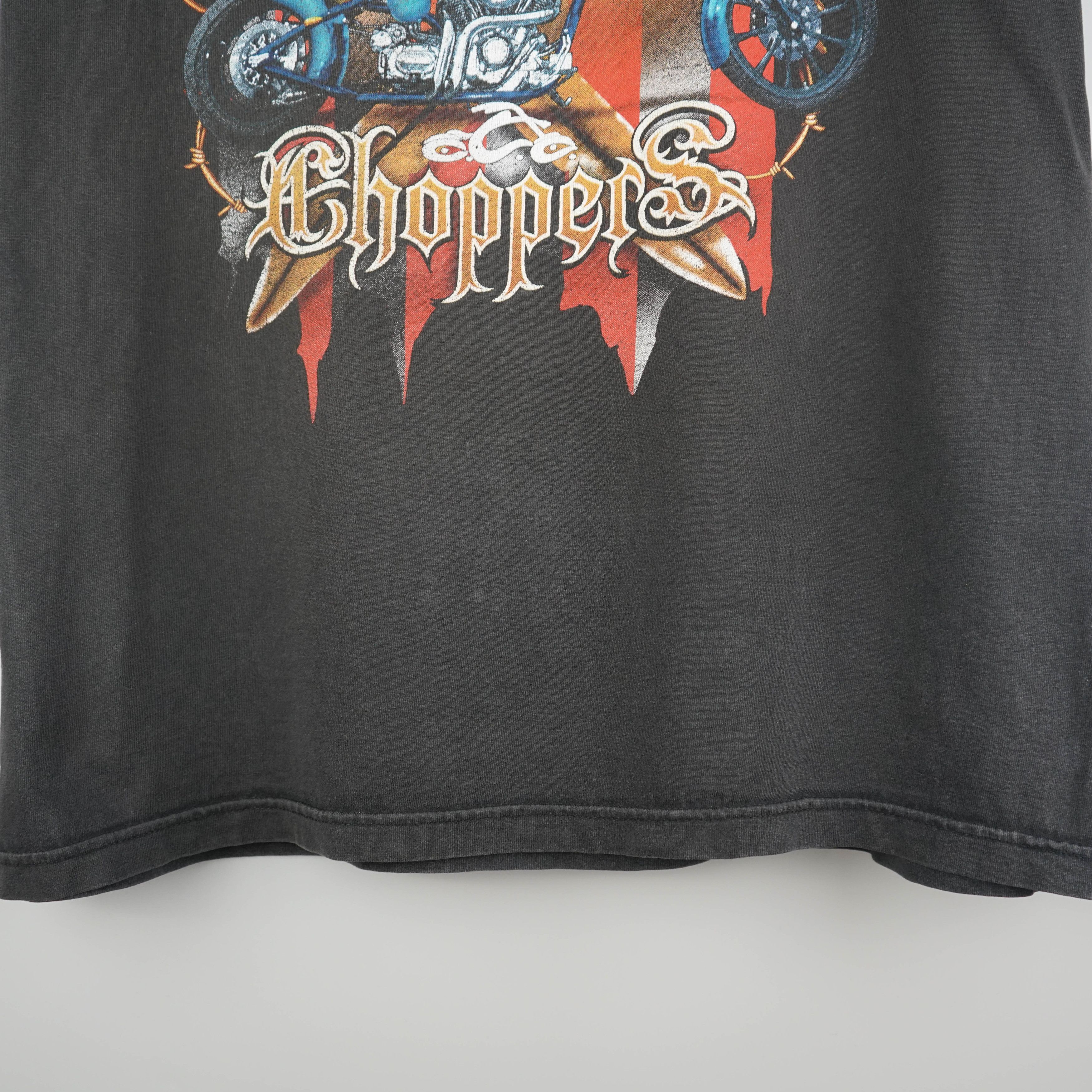 Harley Davidson × Vintage × West Coast Choppers Vintage 1990s Orange County Choppers T-Shirt Size US XL / EU 56 / 4 - 3 Thumbnail