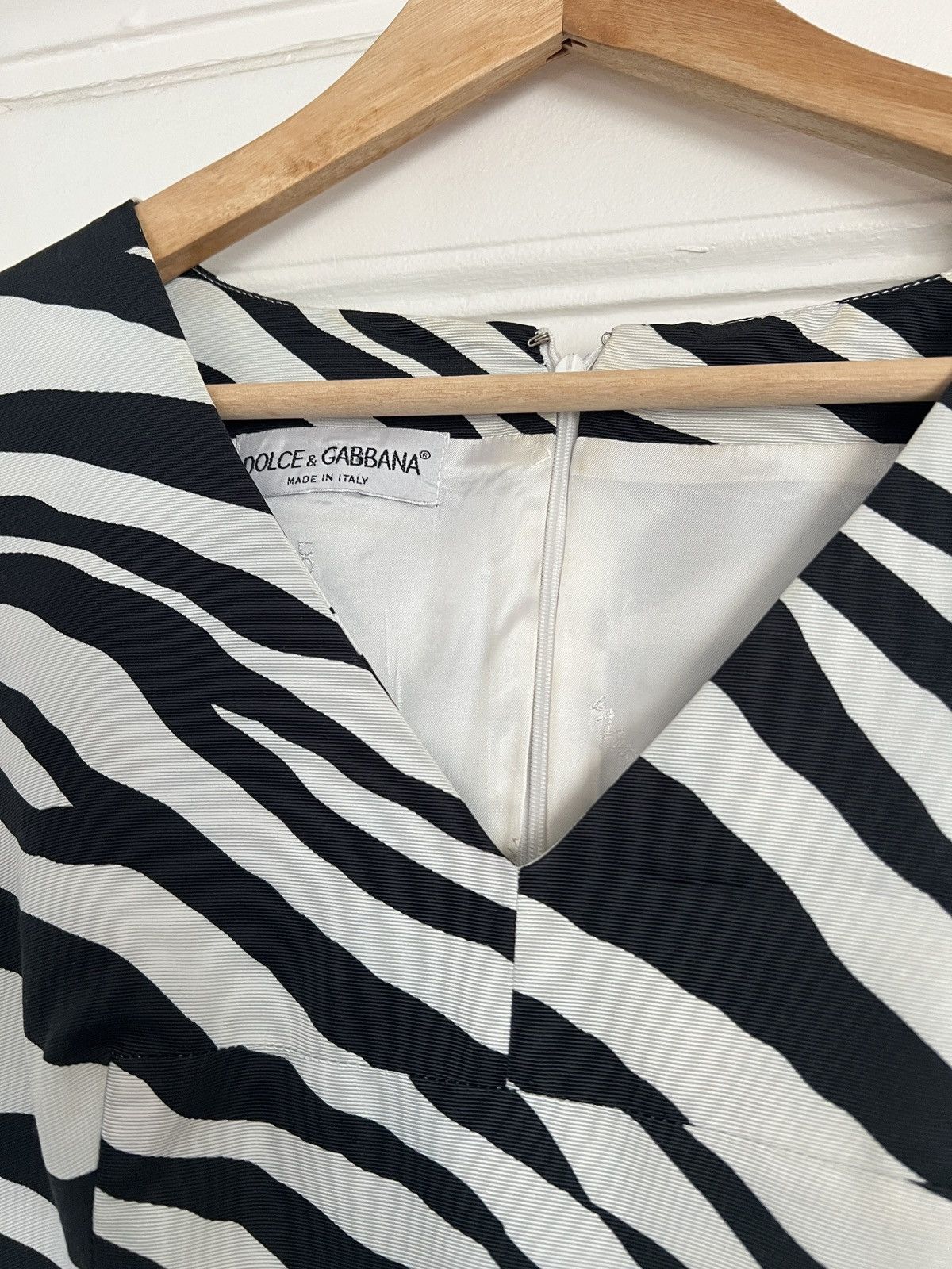 Dolce & Gabbana Zebra dress D&G in cotton size M Size S / US 4 / IT 40 - 11 Thumbnail