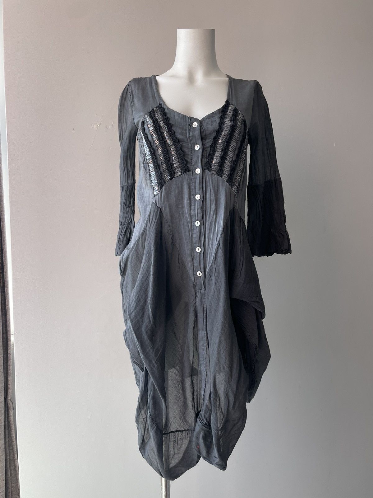 Vintage Italian silk dress Size S / US 4 / IT 40 - 9 Thumbnail