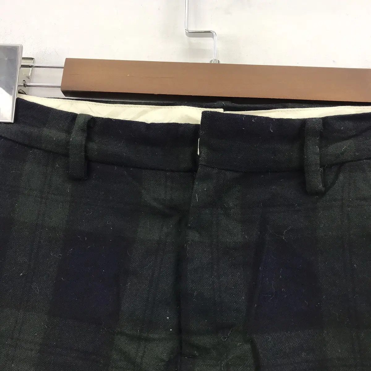 SHIPS Vtg 90’ SHIPS JAPAN DESIGNER Tartan Design Casual Pant Size 26" / US 2 / IT 38 - 6 Thumbnail