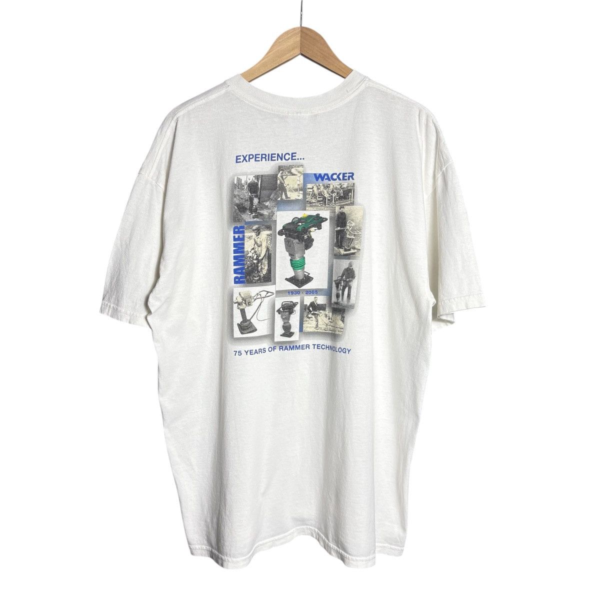 Vintage Vintage Wacker Rammer Las Vegas Graphic T-Shirt / Workwear Size US XL / EU 56 / 4 - 1 Thumbnail